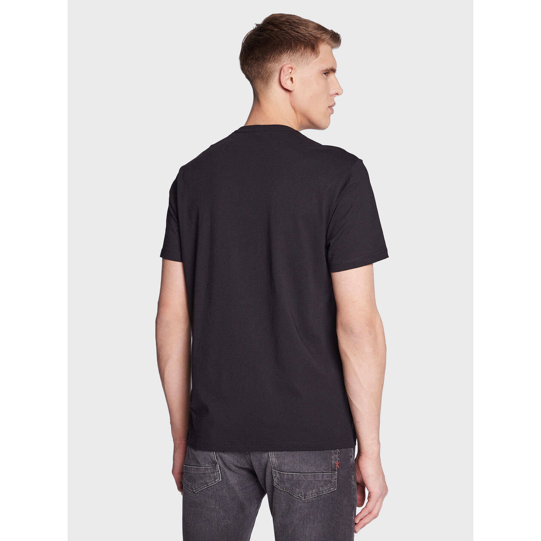 Armani Exchange T-Shirt 3RZTBF ZJ9TZ 1200 Černá Regular Fit - Pepit.cz