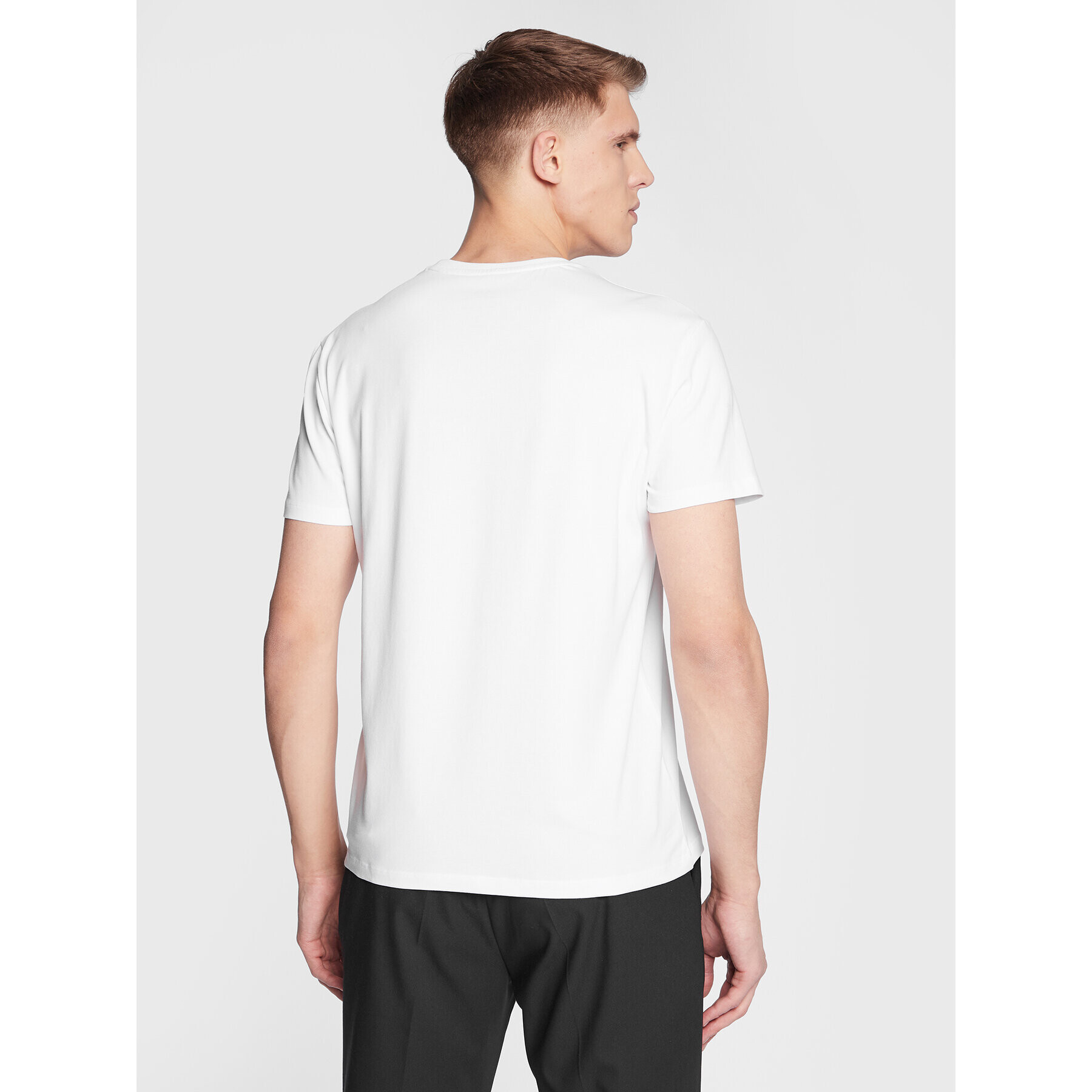 Armani Exchange T-Shirt 3RZTBN ZJAAZ 1100 Bílá Regular Fit - Pepit.cz