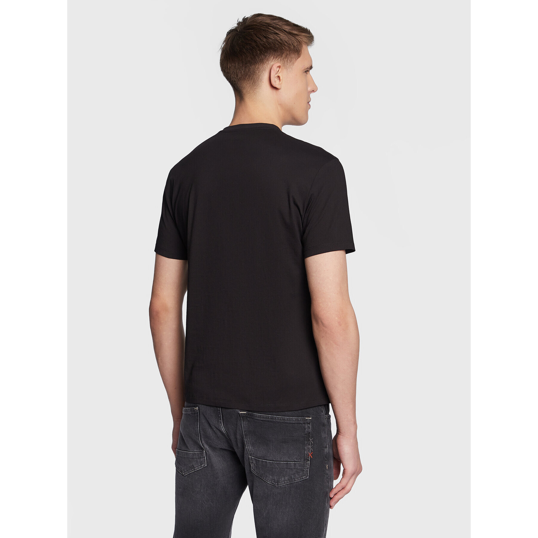 Armani Exchange T-Shirt 3RZTHB ZJBYZ 1200 Černá Regular Fit - Pepit.cz