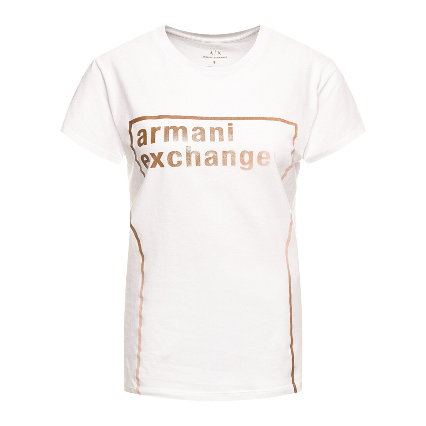 Armani Exchange T-Shirt 6GYTBE YJ73Z 1200 Bílá Regular Fit - Pepit.cz