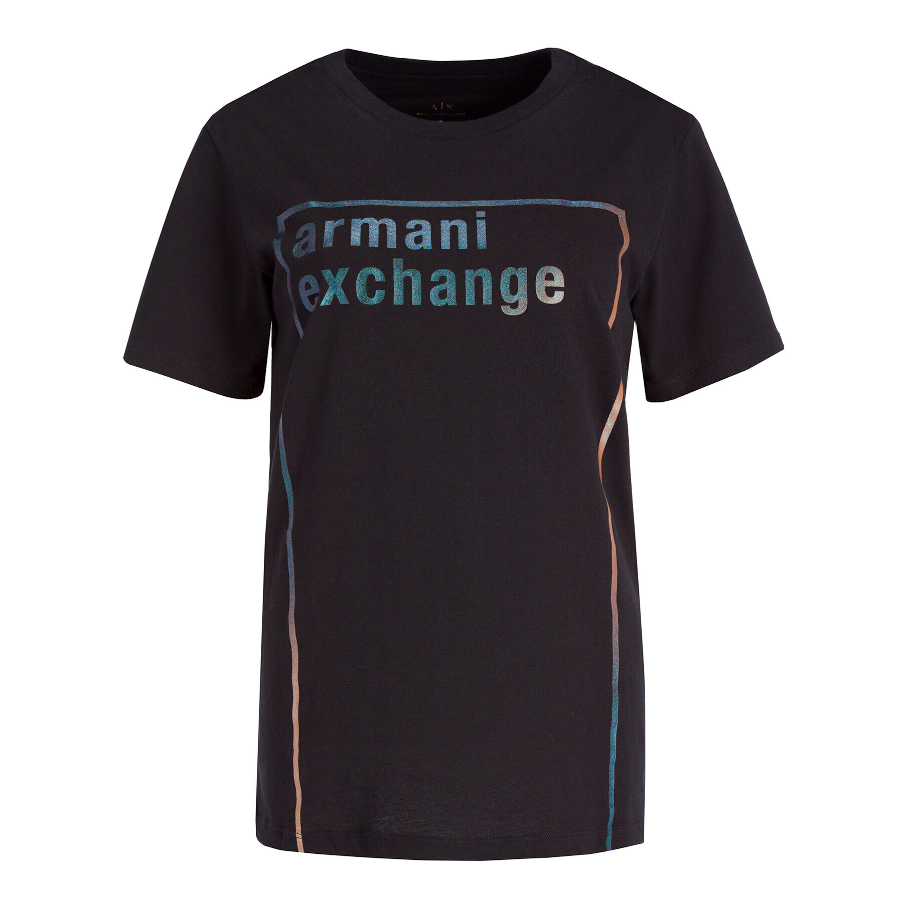 Armani Exchange T-Shirt 6GYTBE YJ73Z 1200 Černá Regular Fit - Pepit.cz