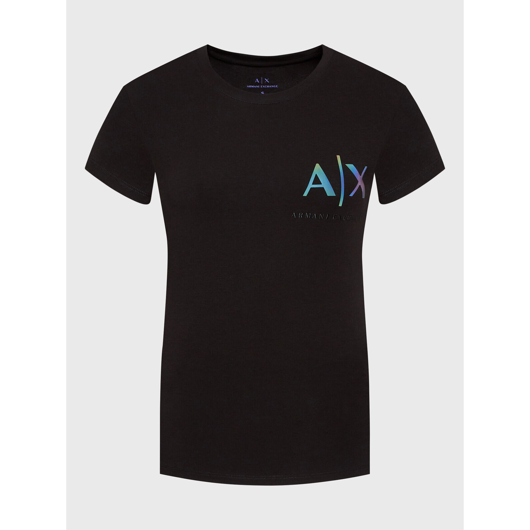 Armani Exchange T-Shirt 6LYTAD YJC7Z 1200 Černá Regular Fit - Pepit.cz