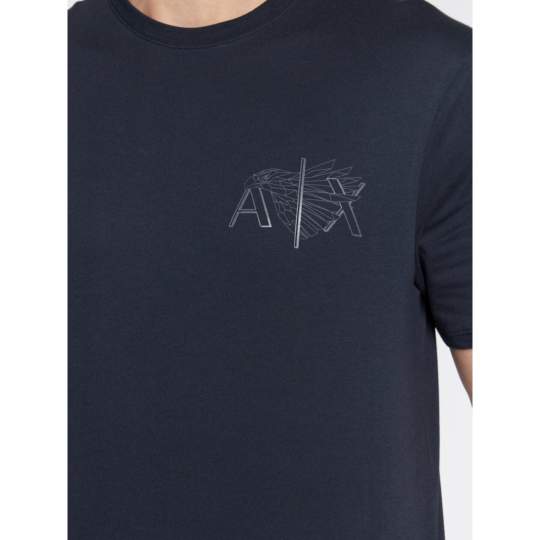 Armani Exchange T-Shirt 6LZTHE ZJ5LZ 1510 Tmavomodrá Regular Fit - Pepit.cz