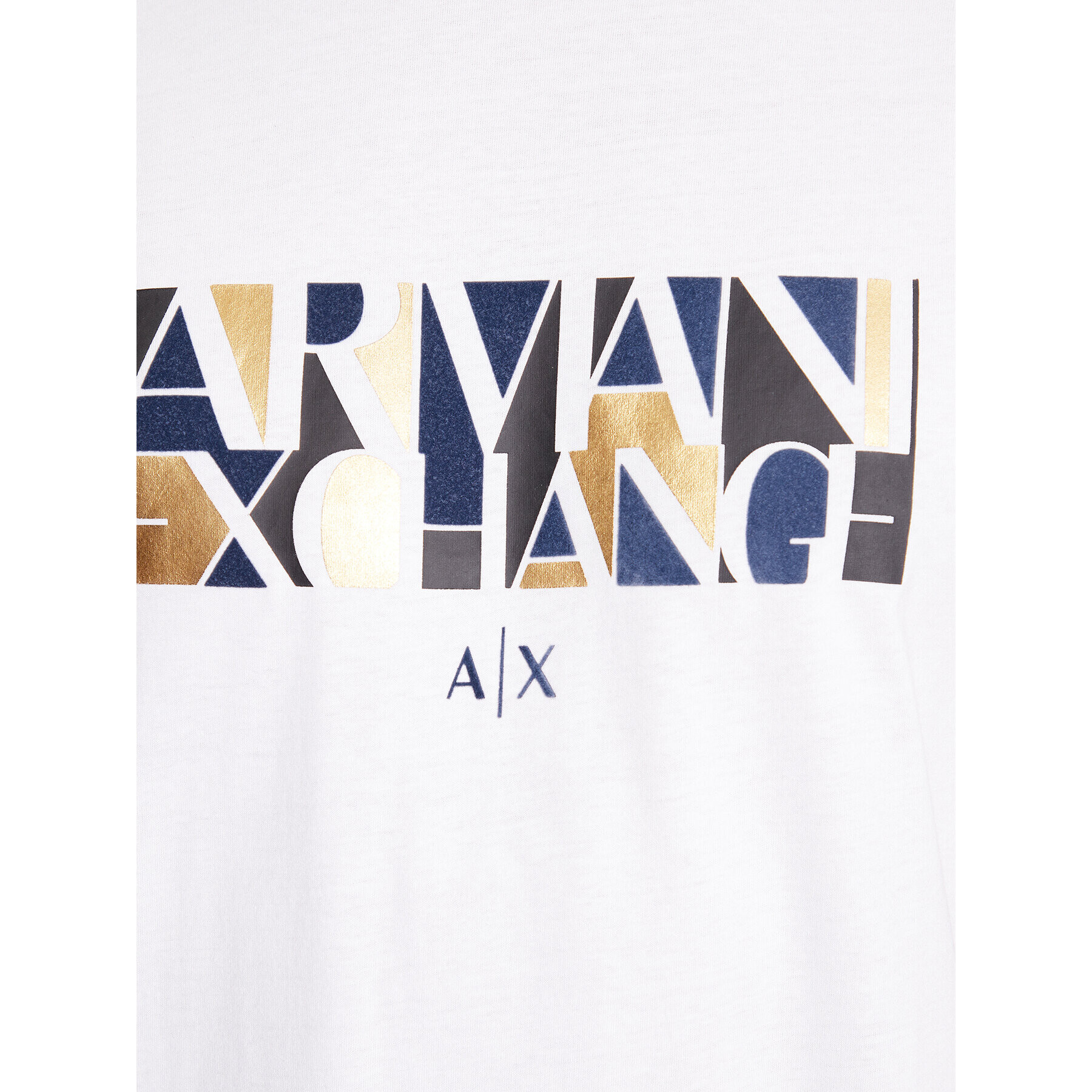 Armani Exchange T-Shirt 6RZTJC ZJBYZ 1100 Bílá Regular Fit - Pepit.cz