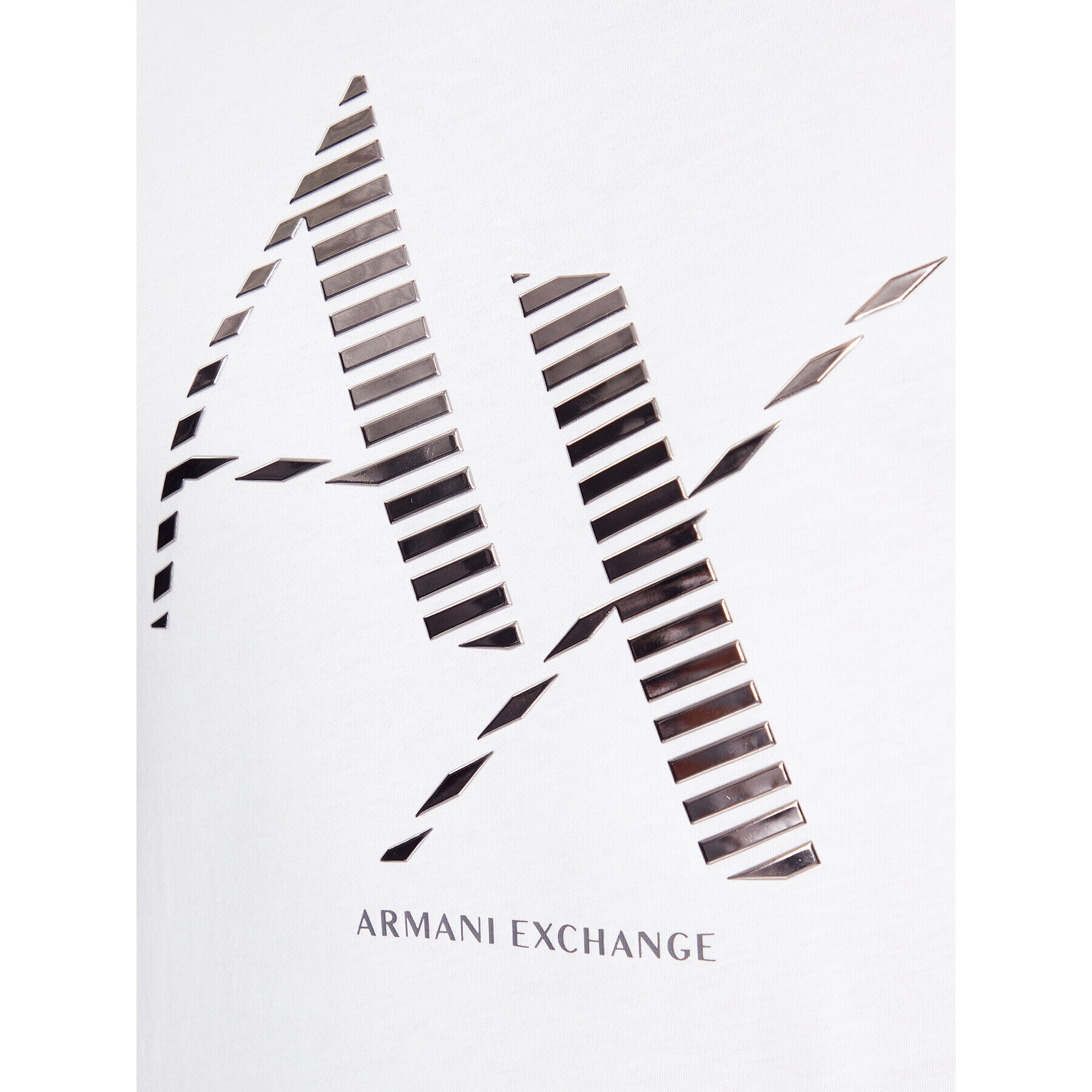 Armani Exchange T-Shirt 6RZTKD ZJBYZ 1100 Bílá Regular Fit - Pepit.cz