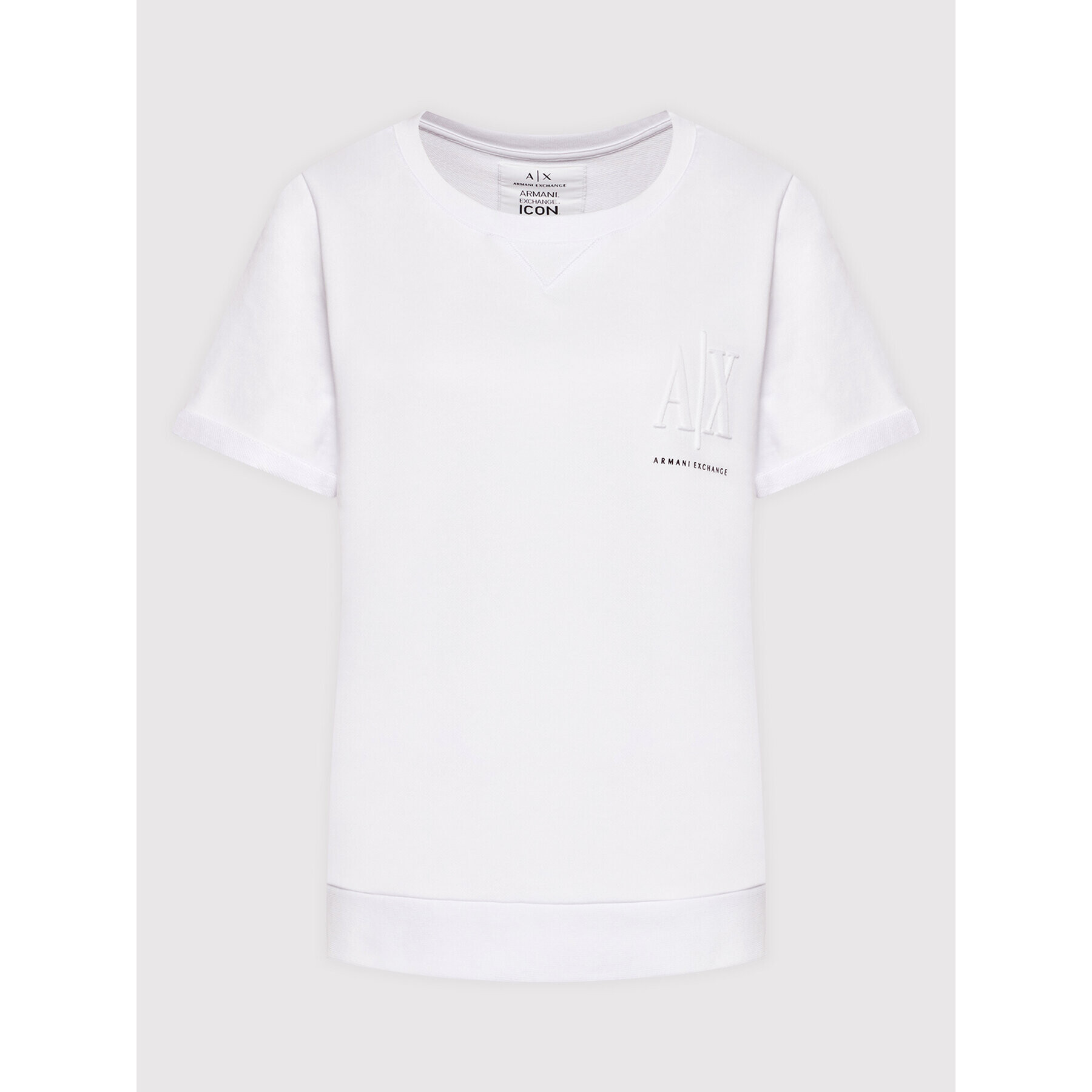 Armani Exchange T-Shirt 8NYM03 YJ68Z 1000 Bílá Relaxed Fit - Pepit.cz