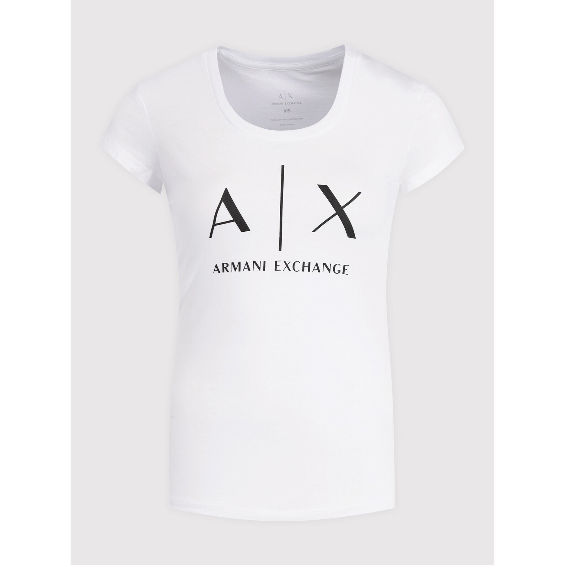 Armani Exchange T-Shirt 8NYT70 YJ16Z 1000 Bílá Slim Fit - Pepit.cz