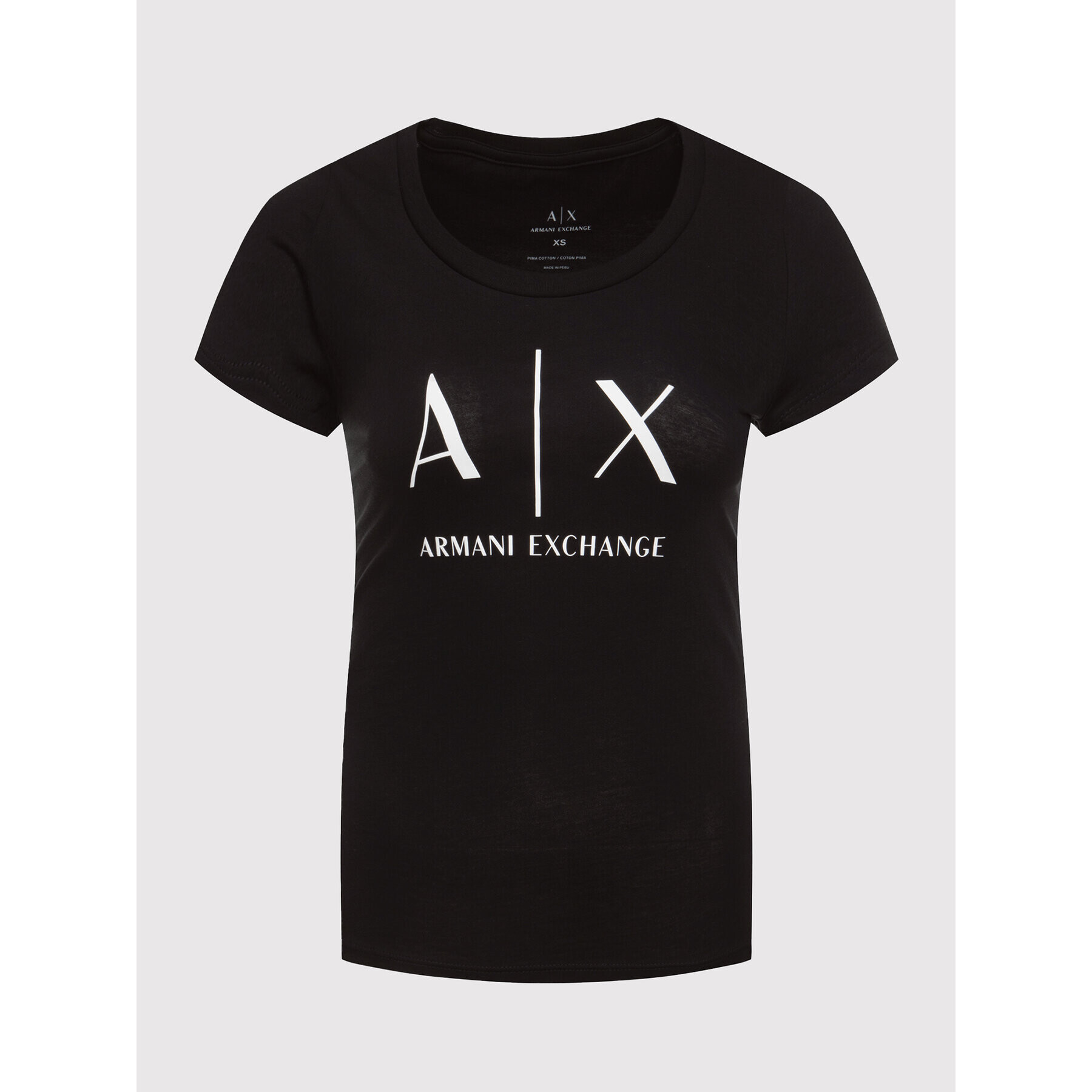 Armani Exchange T-Shirt 8NYT70 YJ16Z 1200 Černá Regular Fit - Pepit.cz