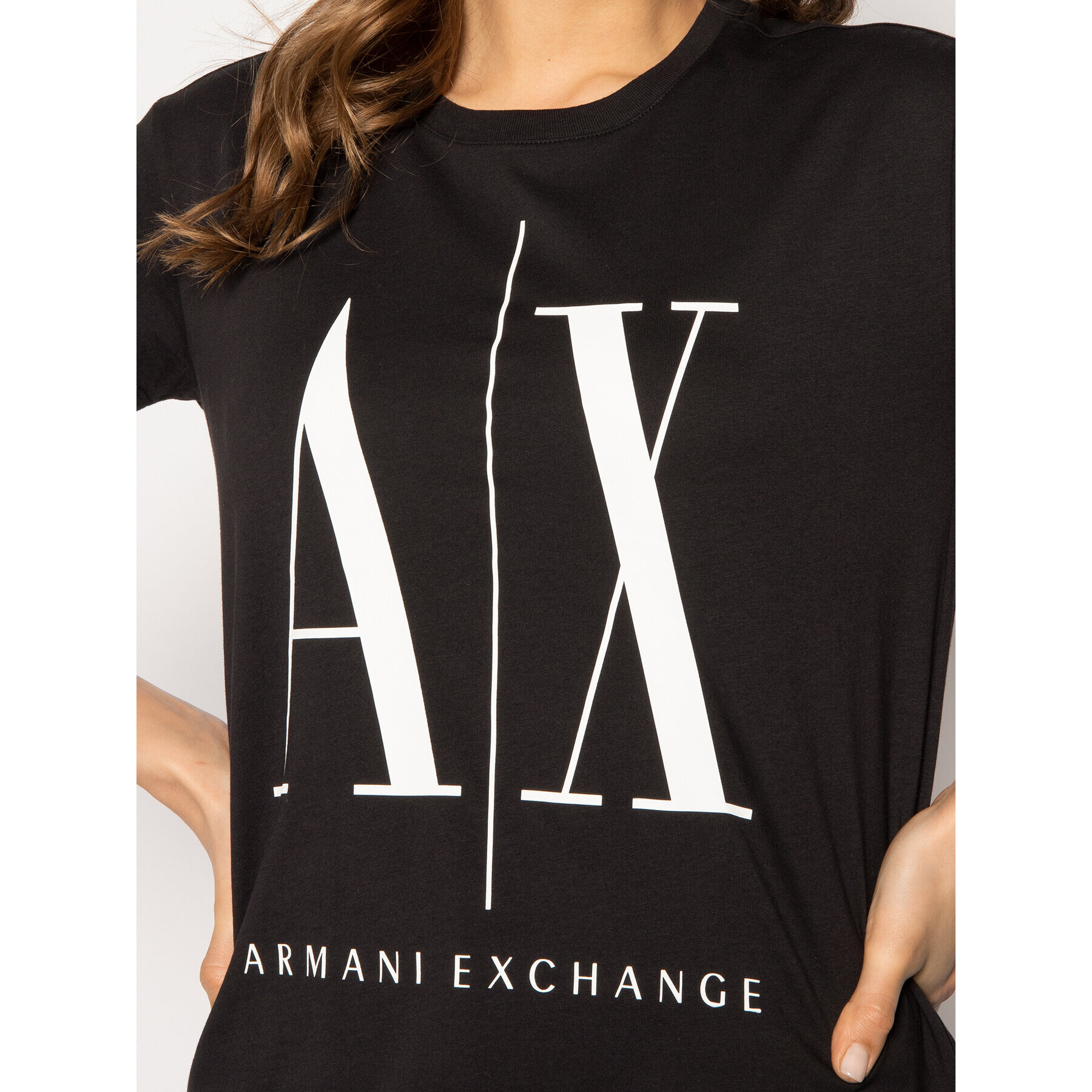 Armani Exchange T-Shirt 8NYTCX YJG3Z 1200 Černá Regular Fit - Pepit.cz