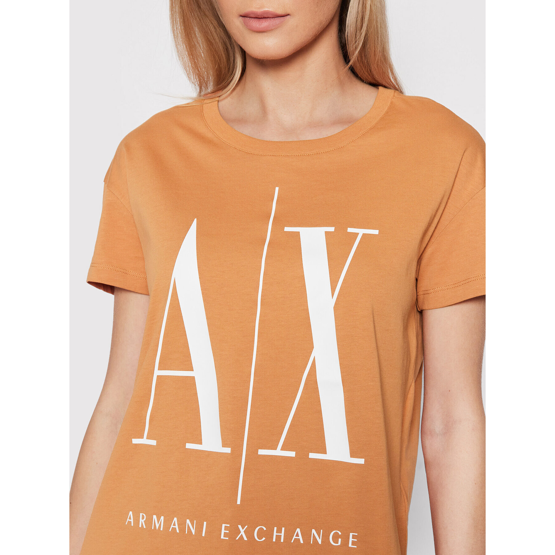 Armani Exchange T-Shirt 8NYTCX YJG3Z 1764 Oranžová Regular Fit - Pepit.cz