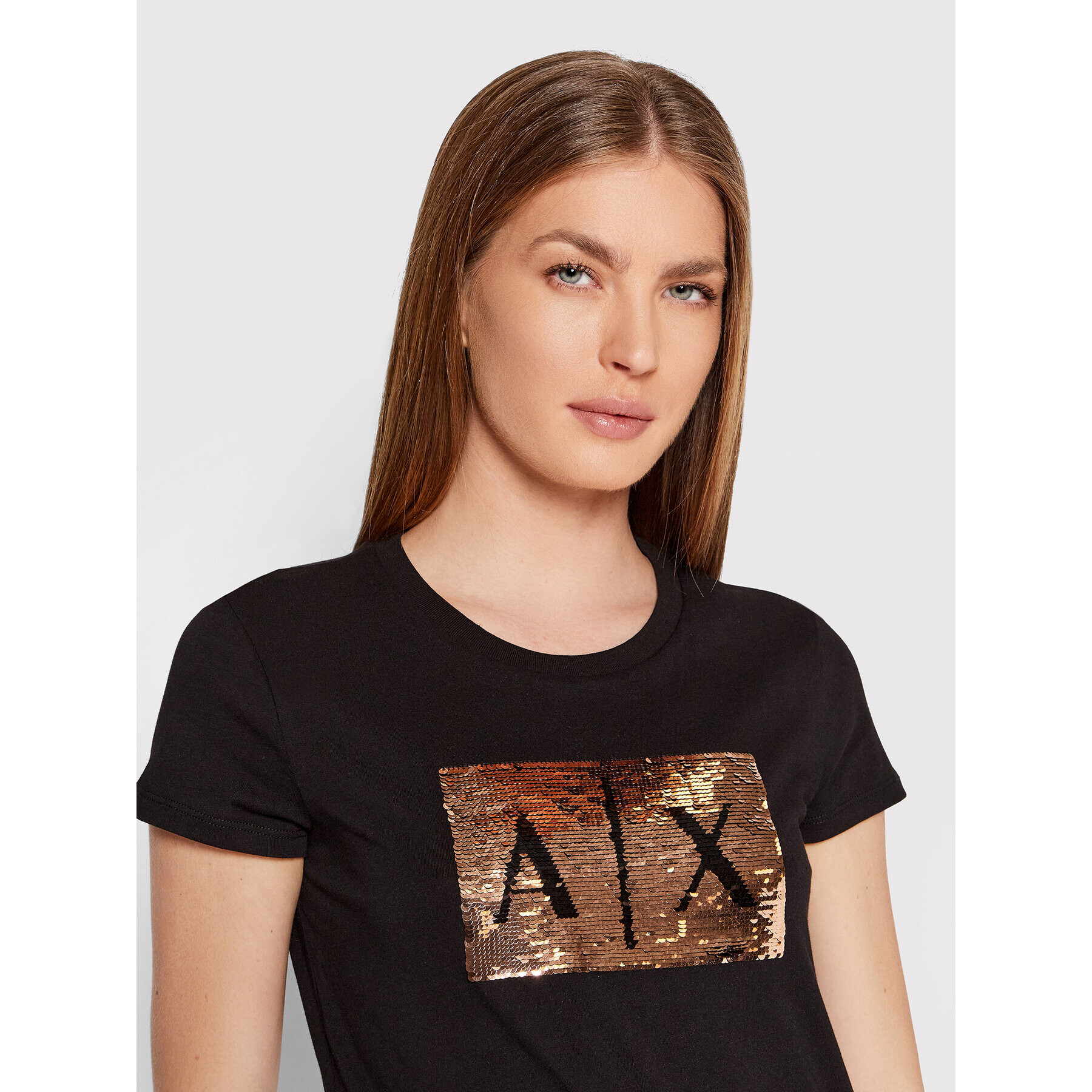 Armani Exchange T-Shirt 8NYTDL YJ73Z 6231 Černá Slim Fit - Pepit.cz