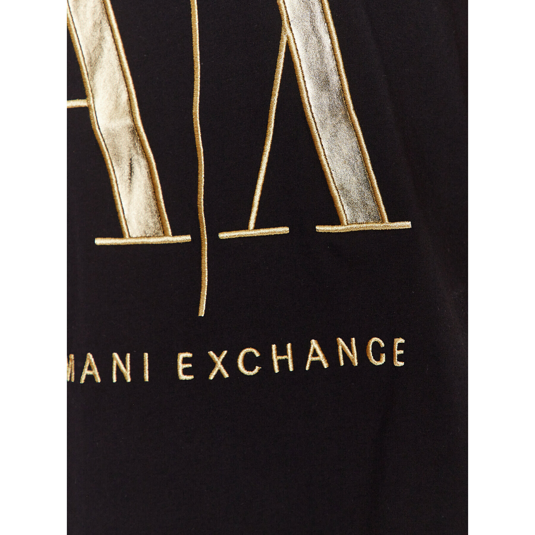 Armani Exchange T-Shirt 8NYTMX YJG3Z 1200 Černá Regular Fit - Pepit.cz