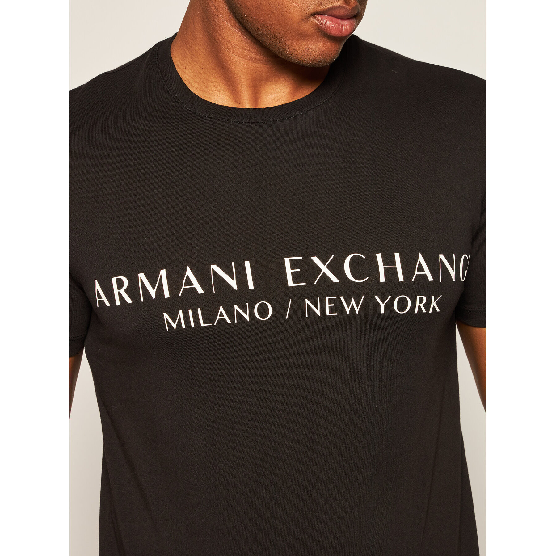 Armani Exchange T-Shirt 8NZT72 Z8H4Z 1200 Černá Slim Fit - Pepit.cz