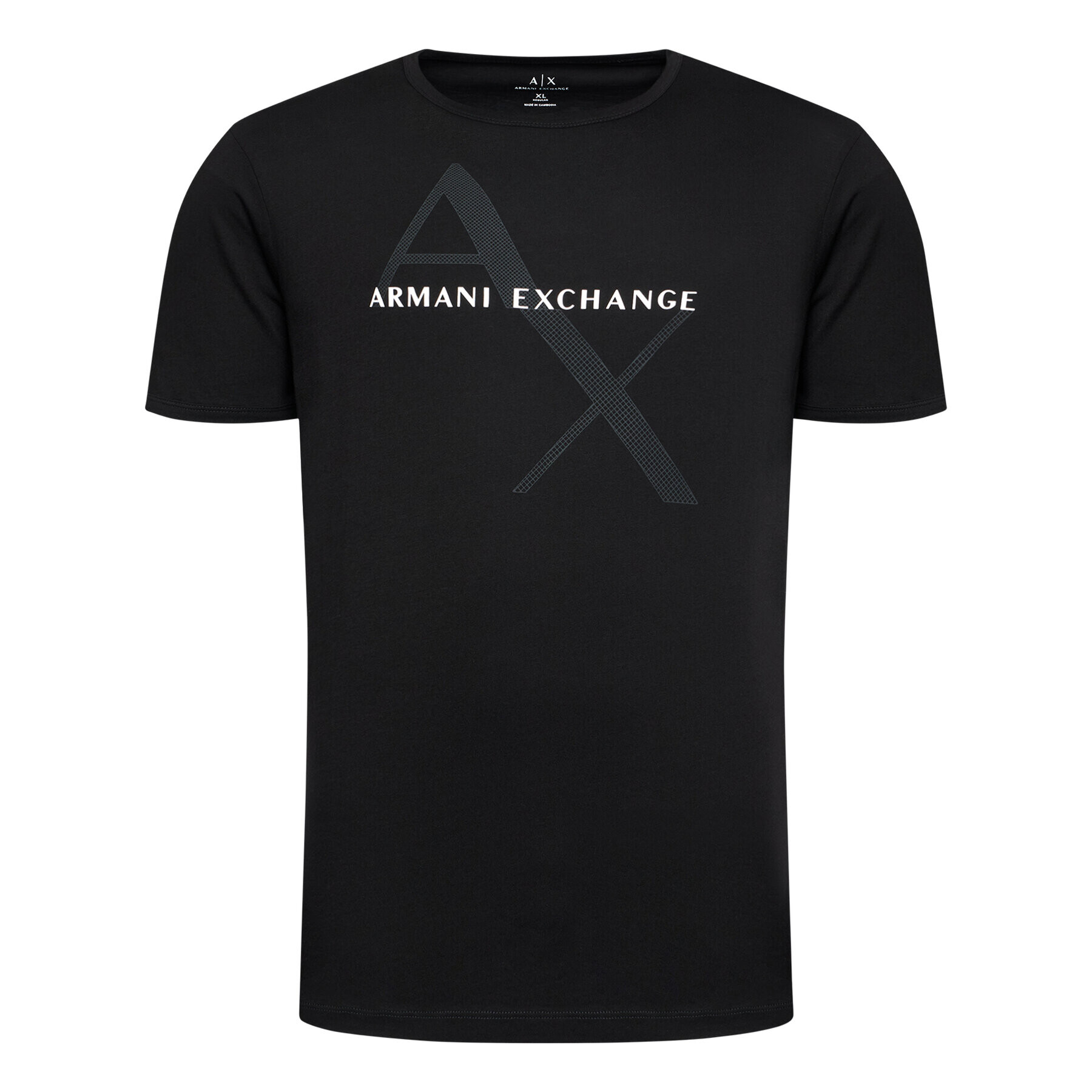 Armani Exchange T-Shirt 8NZT76 Z8H4Z 1200 Černá Regular Fit - Pepit.cz