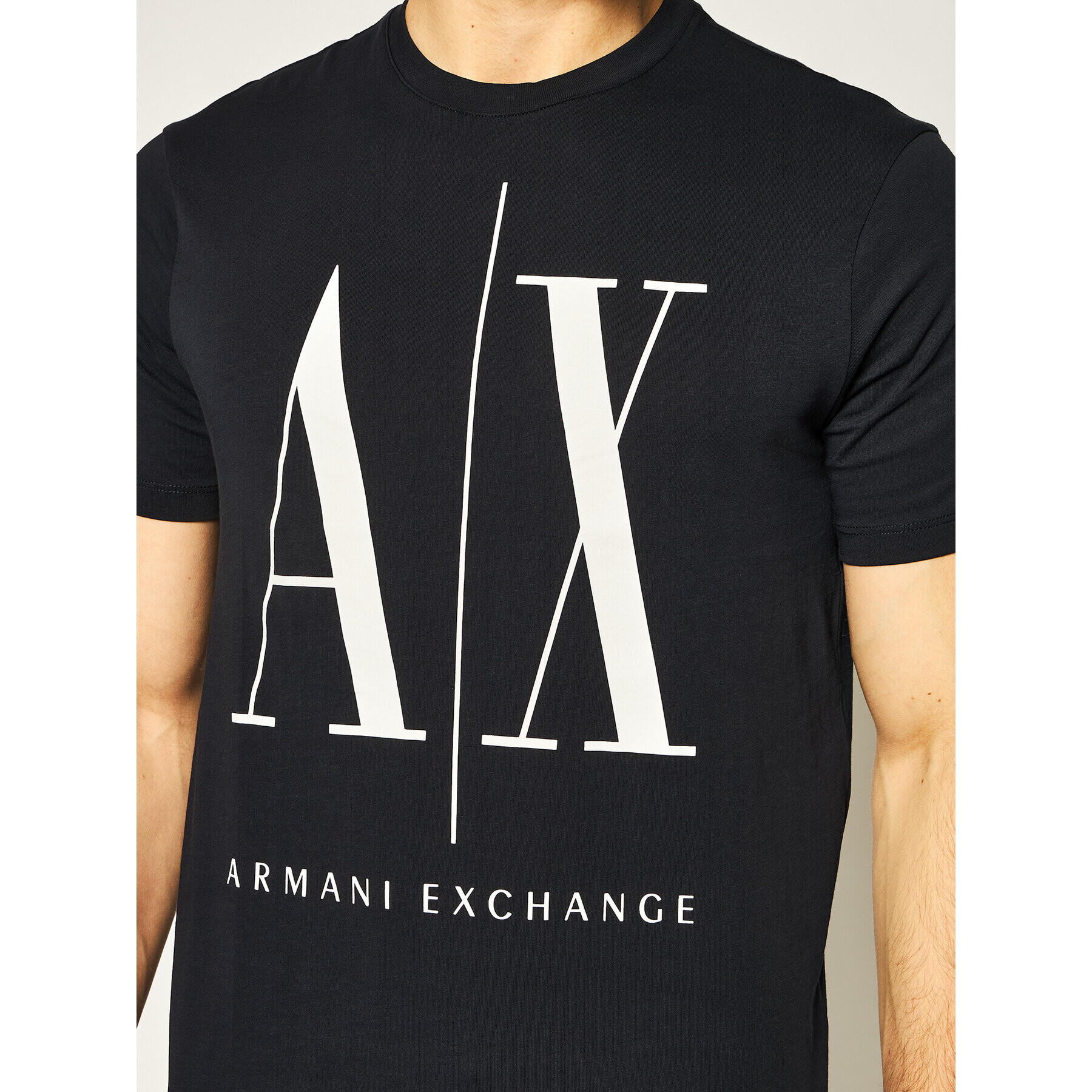 Armani Exchange T-Shirt 8NZTPA ZJH4Z 1510 Tmavomodrá Regular Fit - Pepit.cz