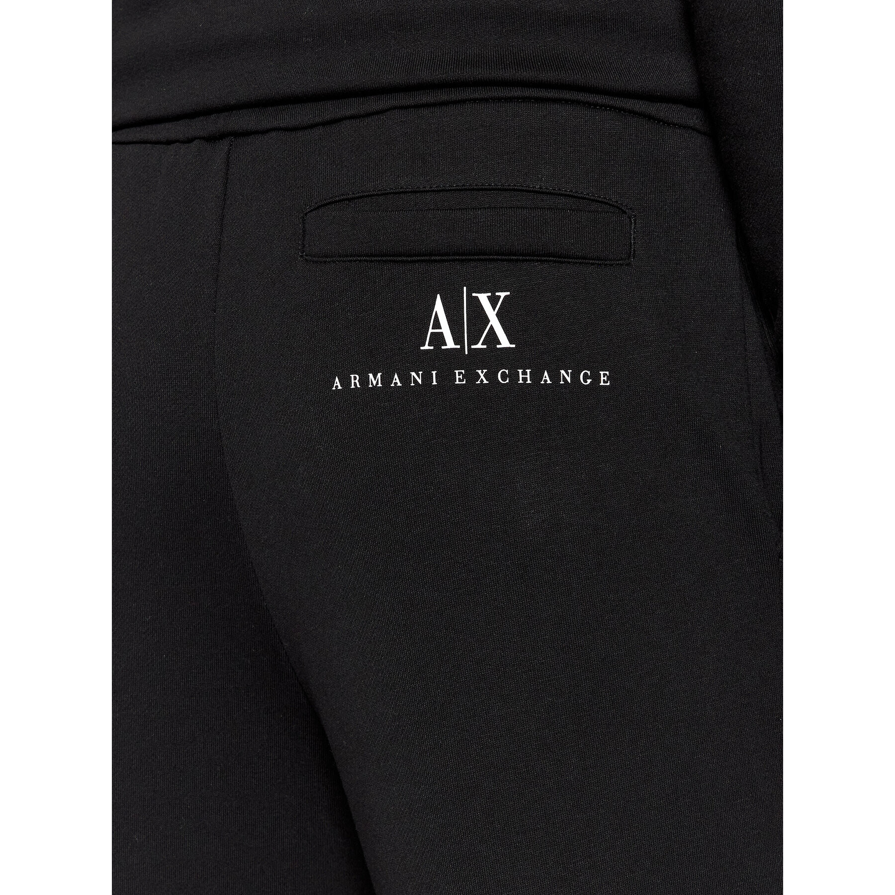 Armani Exchange Teplákové kalhoty 6KZPFM ZJ6HZ 1200 Černá Regular Fit - Pepit.cz