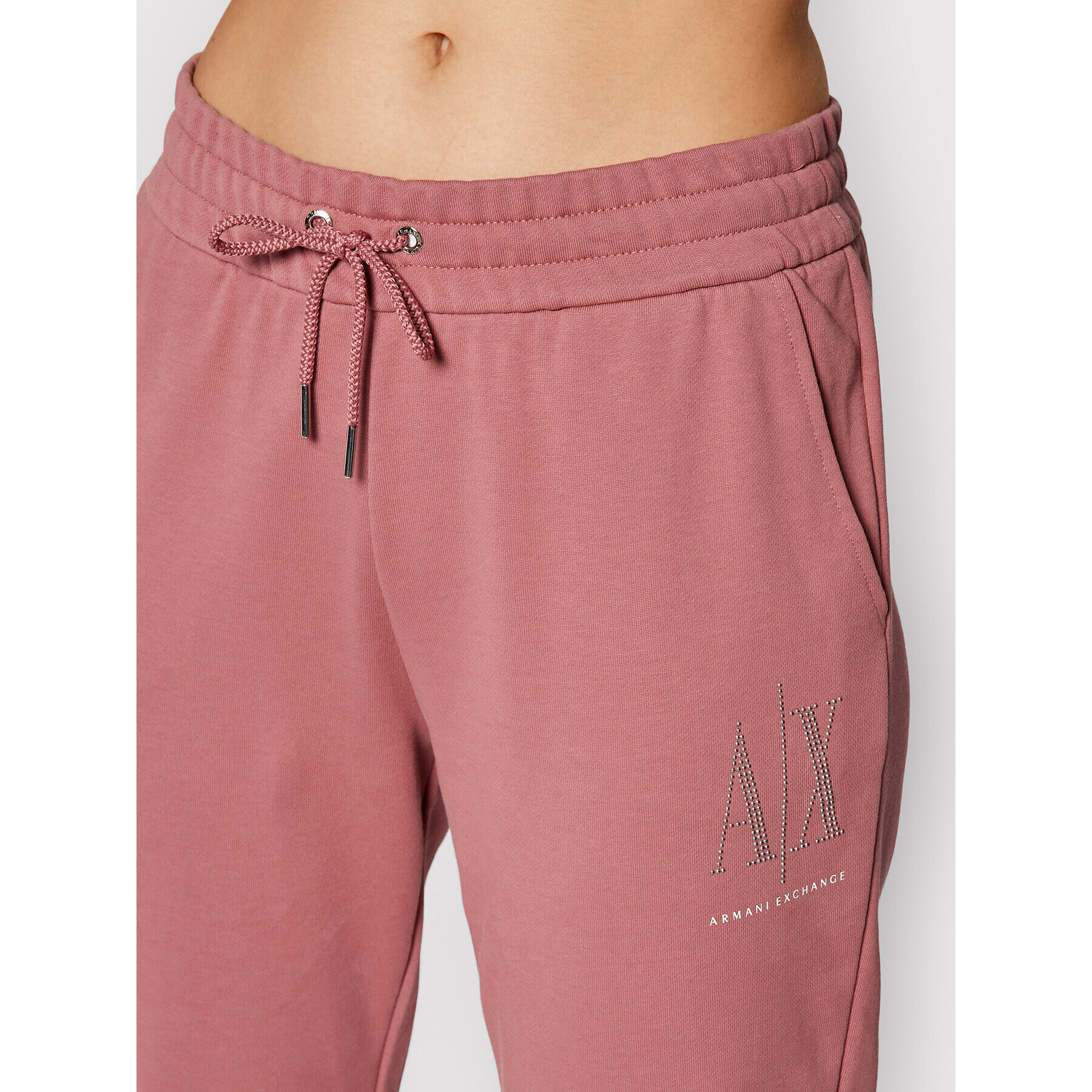 Armani Exchange Teplákové kalhoty 8NYPDX YJ68Z 1493 Růžová Regular Fit - Pepit.cz