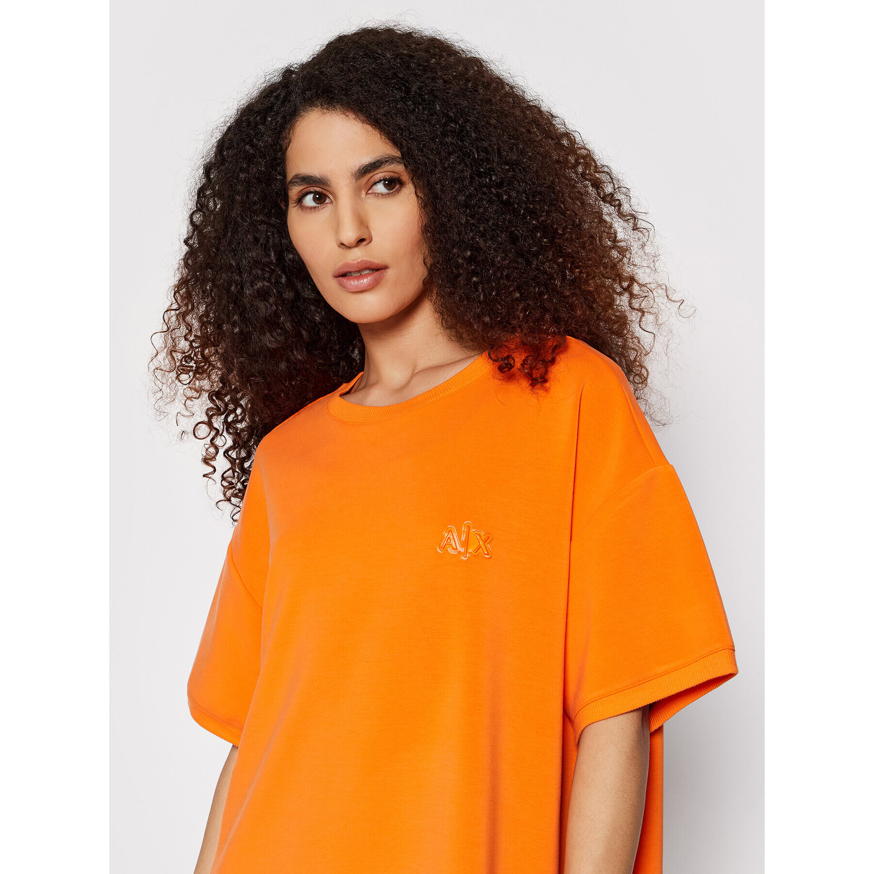 Armani Exchange Úpletové šaty 3LYA89 YJ3XZ 1685 Oranžová Regular Fit - Pepit.cz