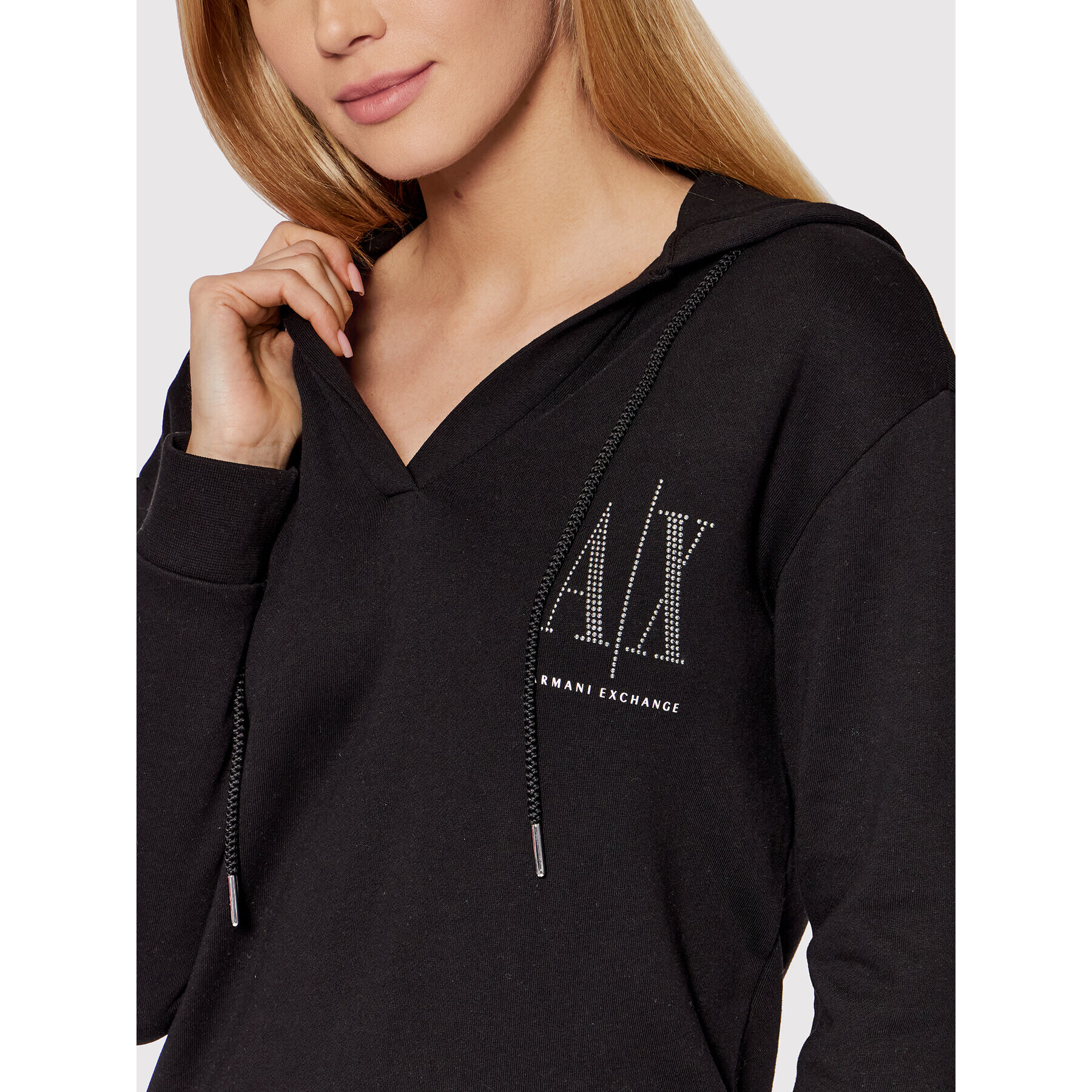 Armani Exchange Úpletové šaty 8NYADY YJ68Z 8218 Černá Regular Fit - Pepit.cz