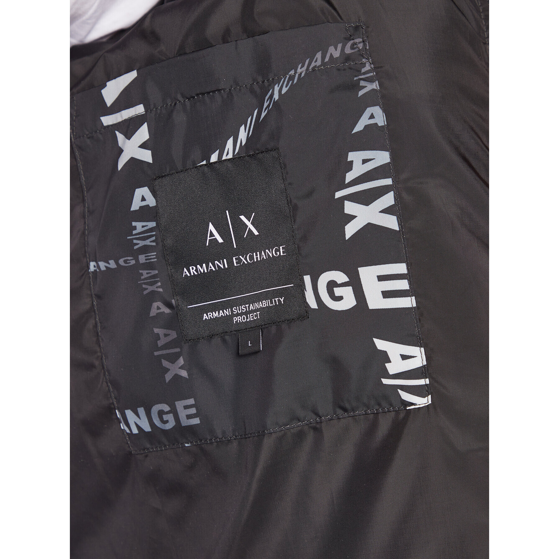 Armani Exchange Vatovaná bunda 3RZB03 ZNKRZ 52AG Černá Regular Fit - Pepit.cz