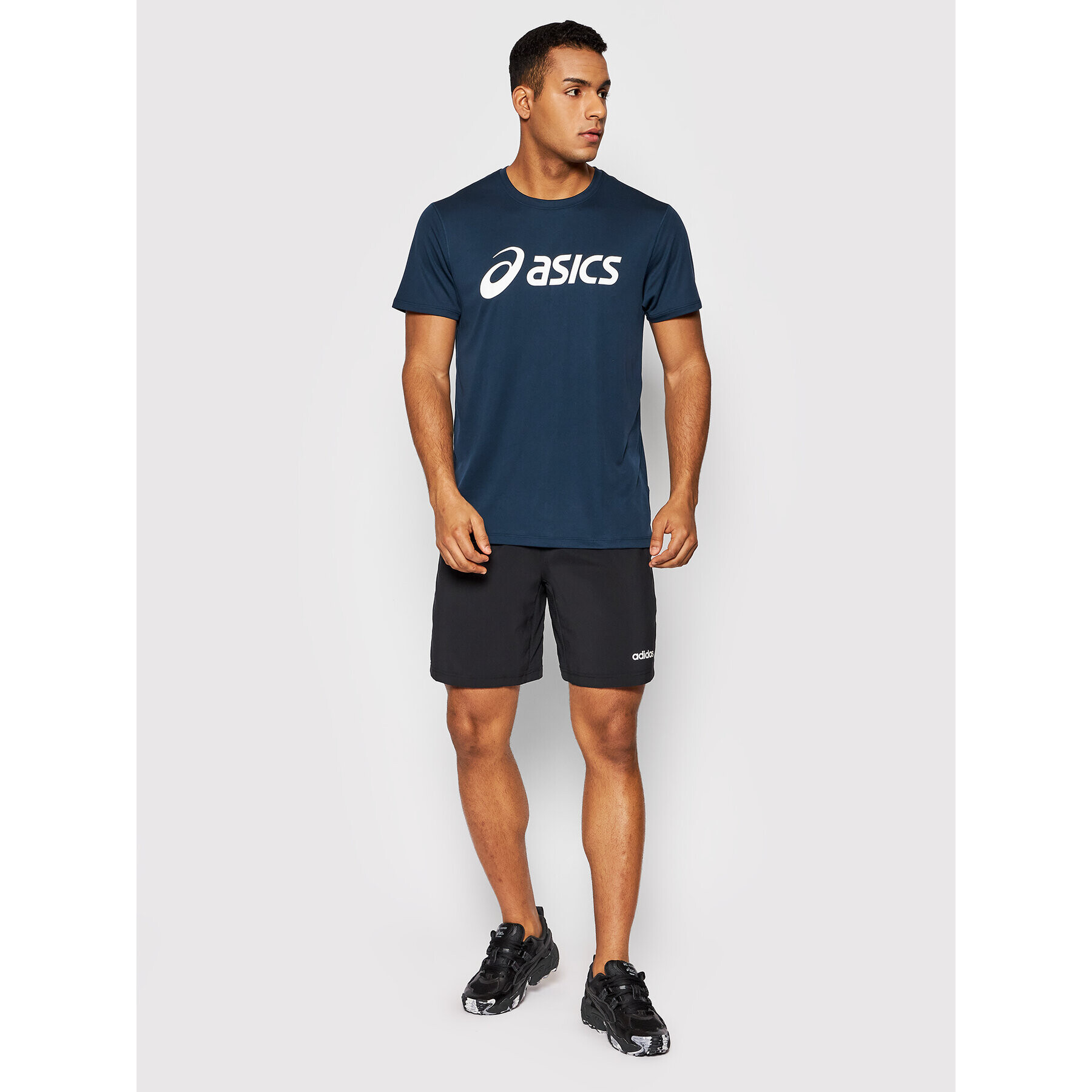 Asics Funkční tričko Core 2011C334 Tmavomodrá Regular Fit - Pepit.cz