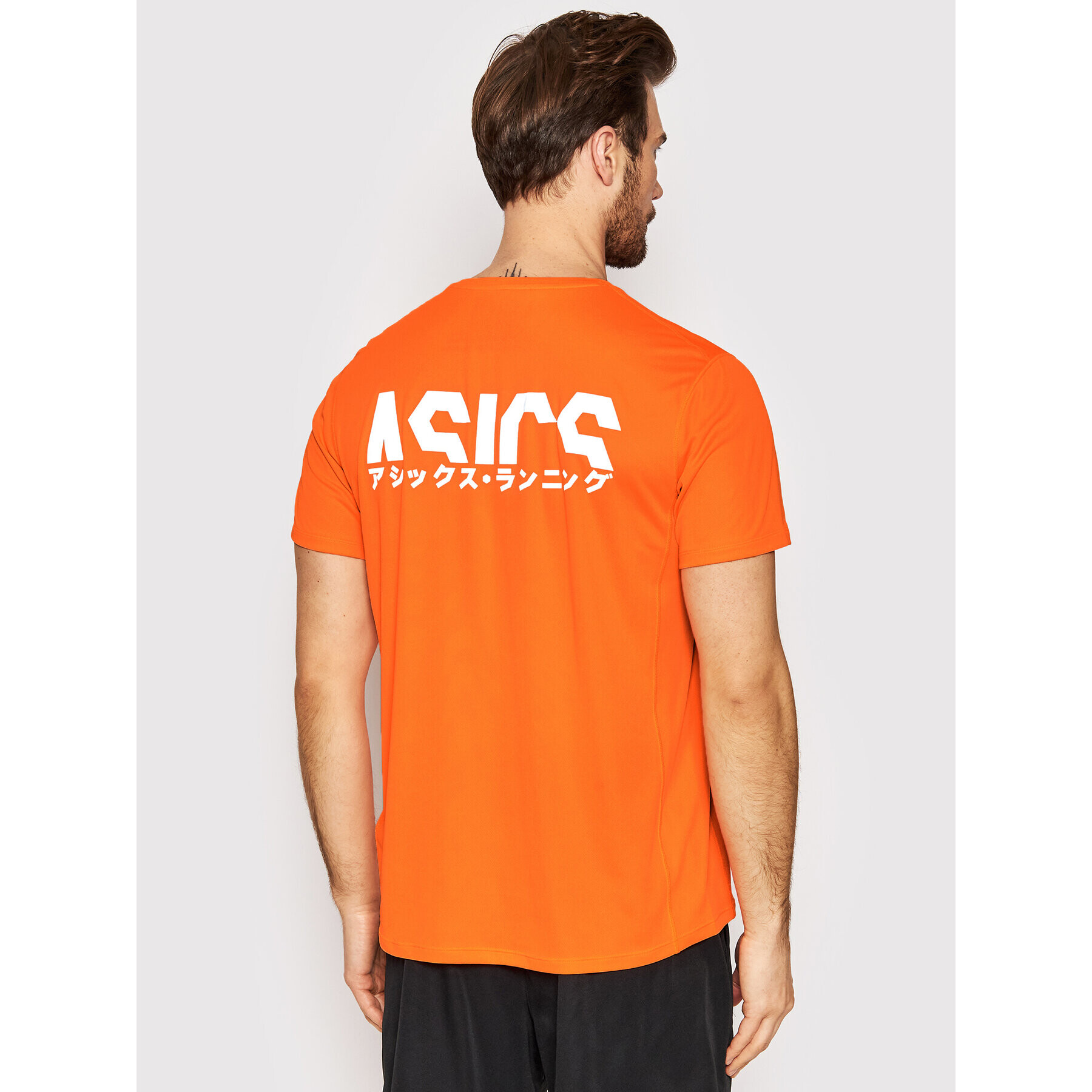 Asics Funkční tričko Katakana 2011A813 Oranžová Regular Fit - Pepit.cz