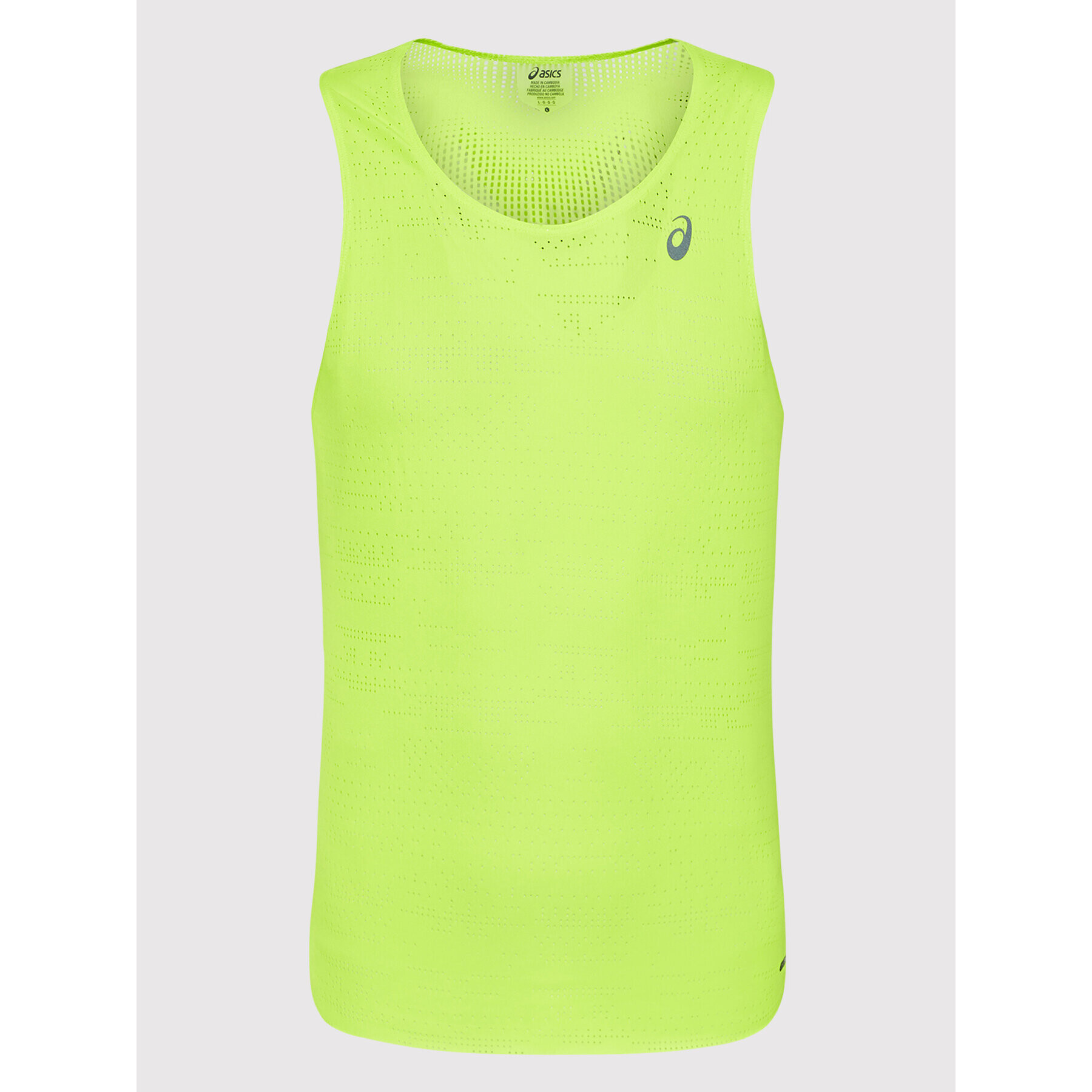 Asics Funkční tričko Ventilate Actibreeze Singlet 2011C232 Zelená Regular Fit - Pepit.cz