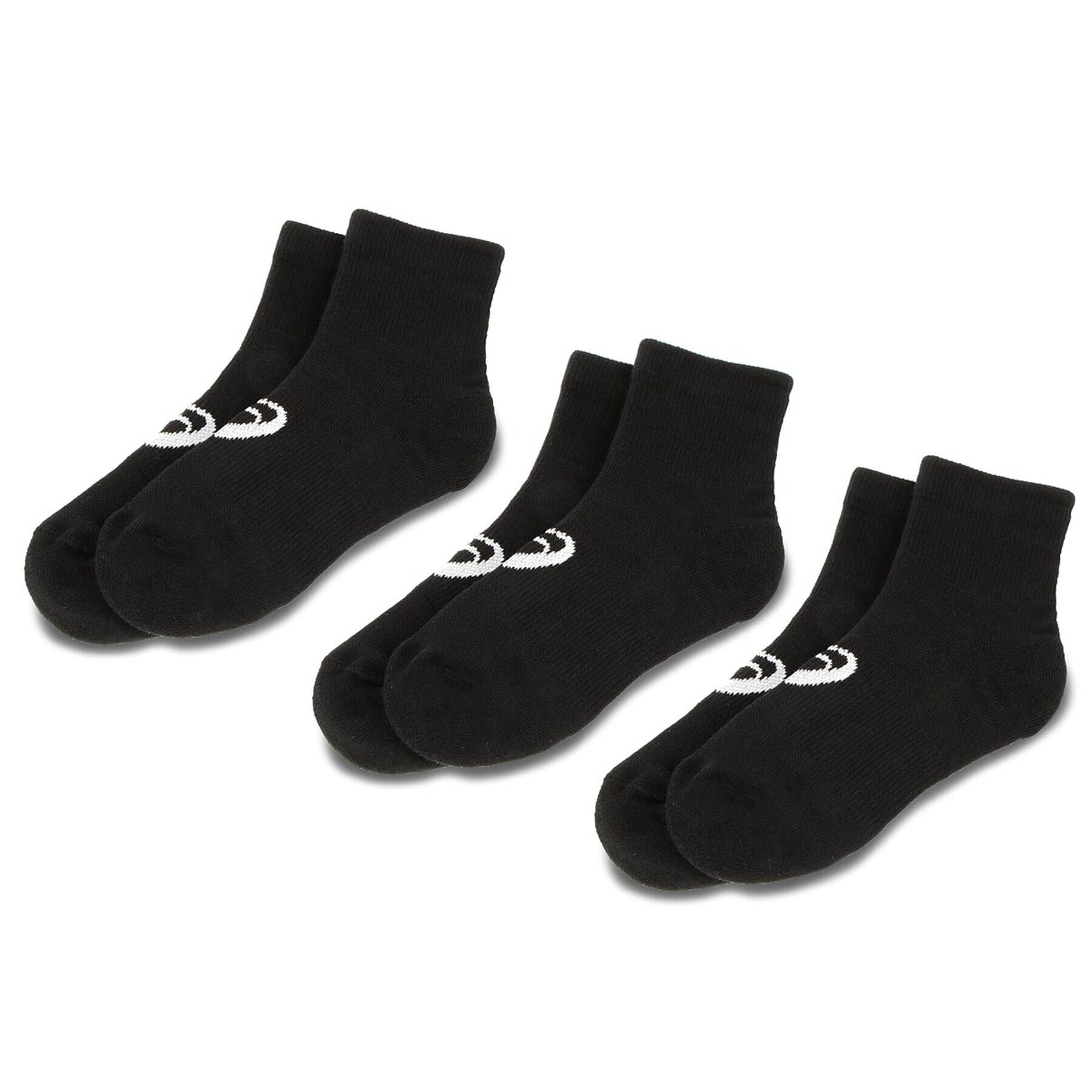 Asics Sada 3 párů nízkých ponožek unisex 3PPK Quarter Sock 155205 Černá - Pepit.cz