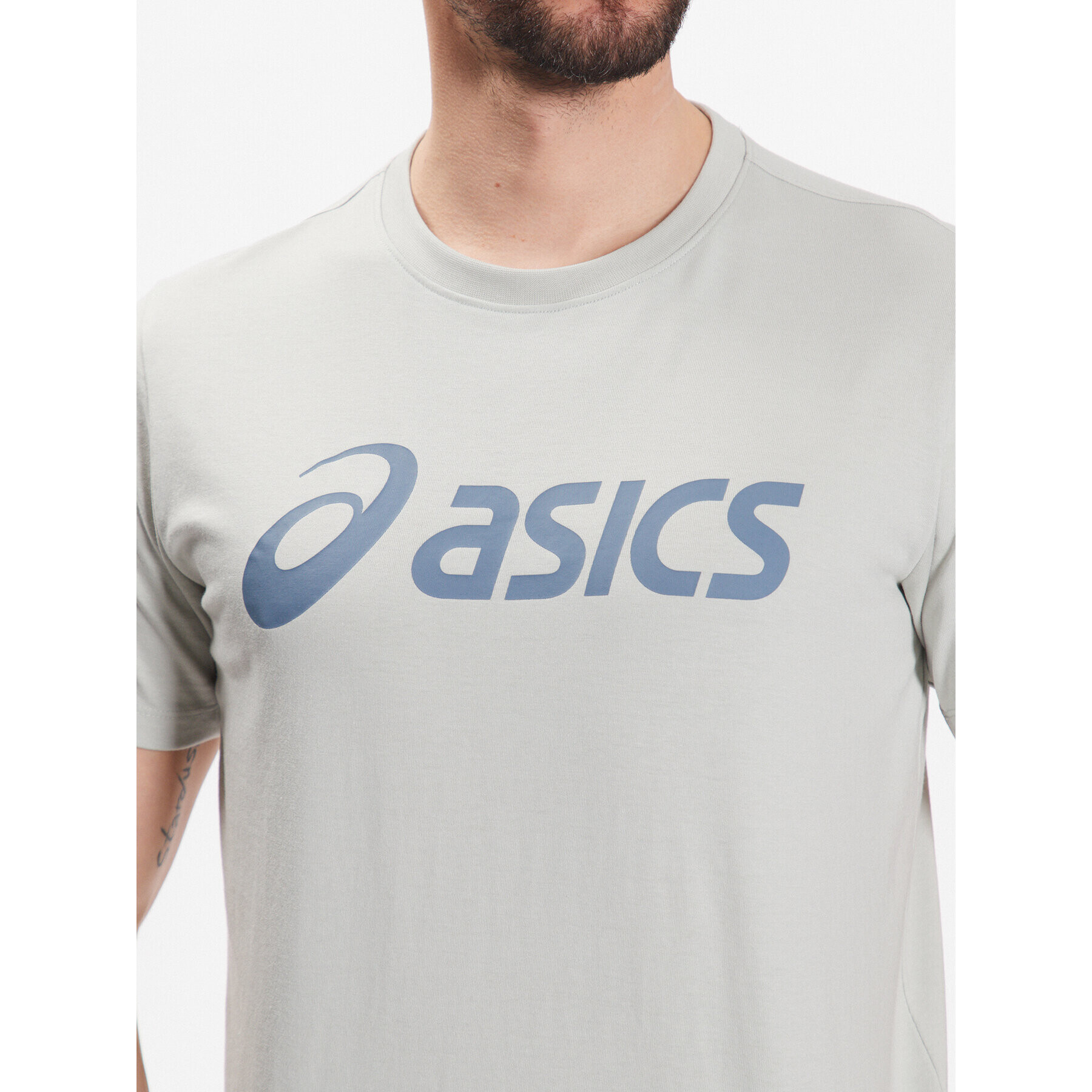 Asics T-Shirt Big Logo 2031A978 Zelená Regular Fit - Pepit.cz