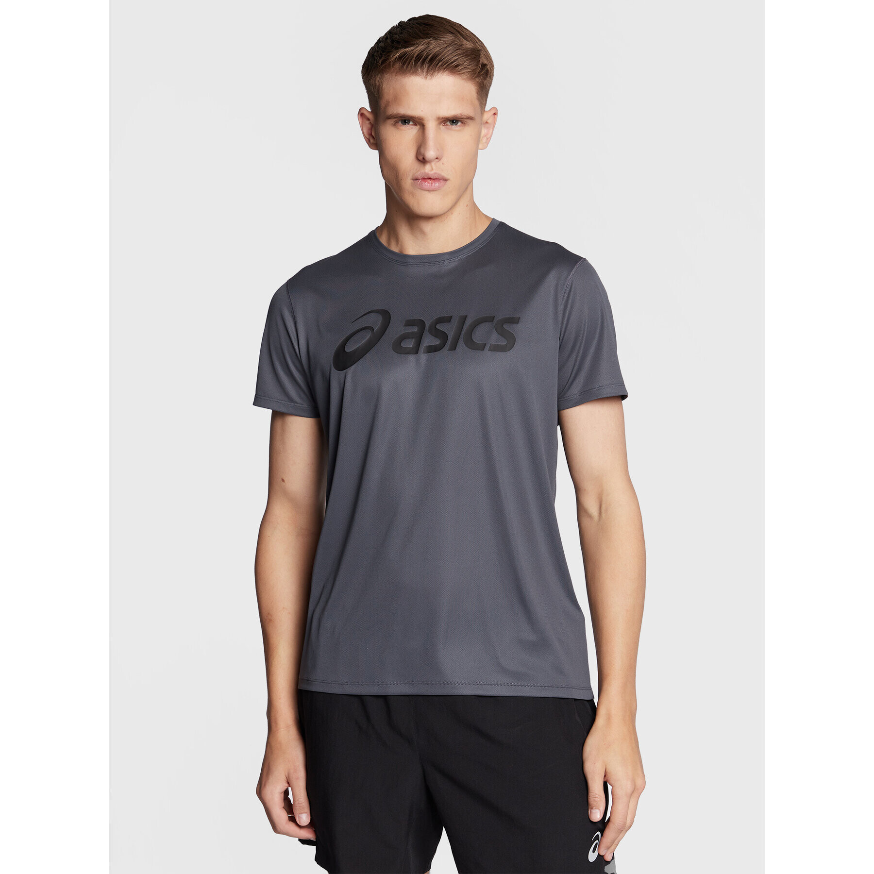 Asics T-Shirt Core 2011C334 Šedá Regular Fit - Pepit.cz