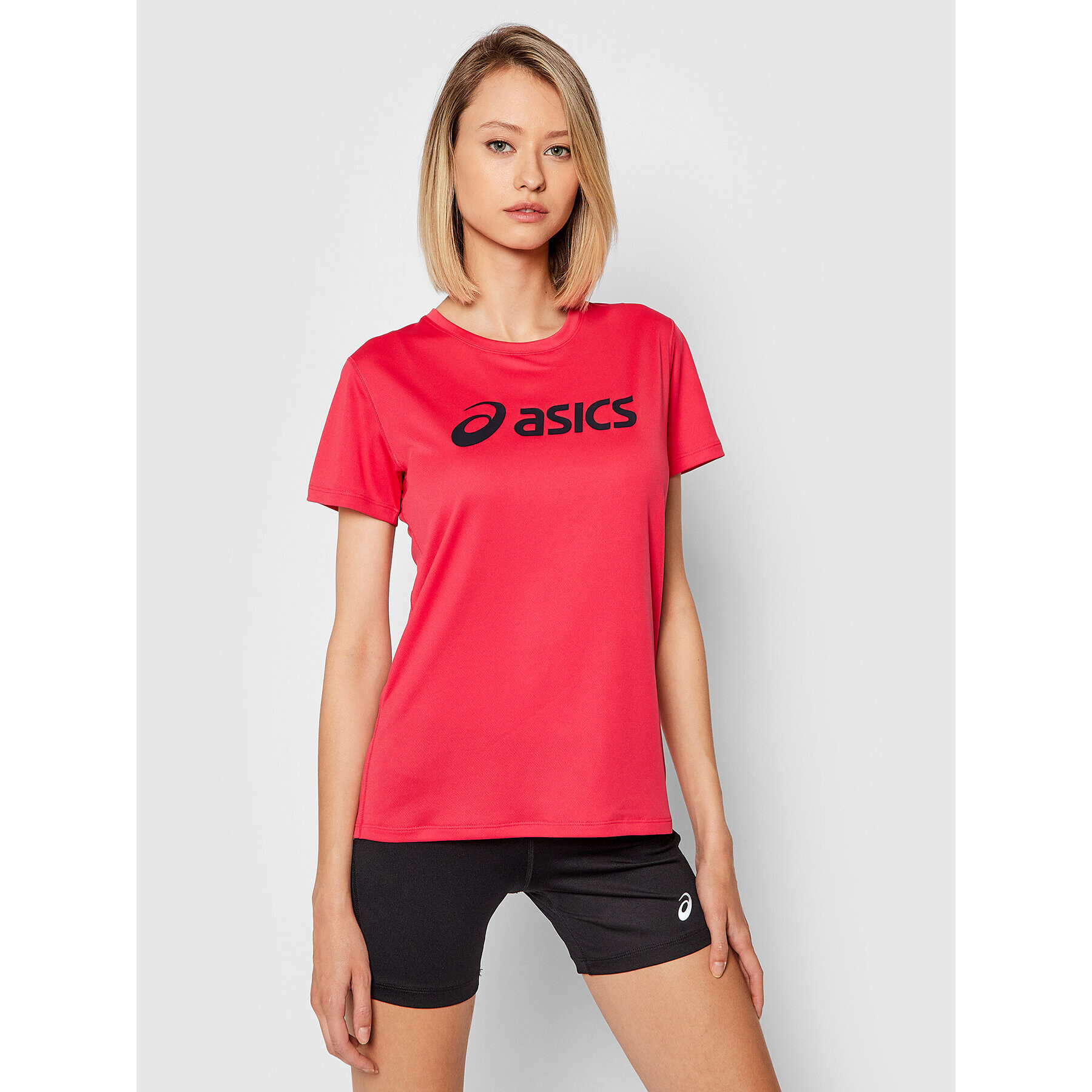 Asics T-Shirt Core 2012C330 Červená Regular Fit - Pepit.cz