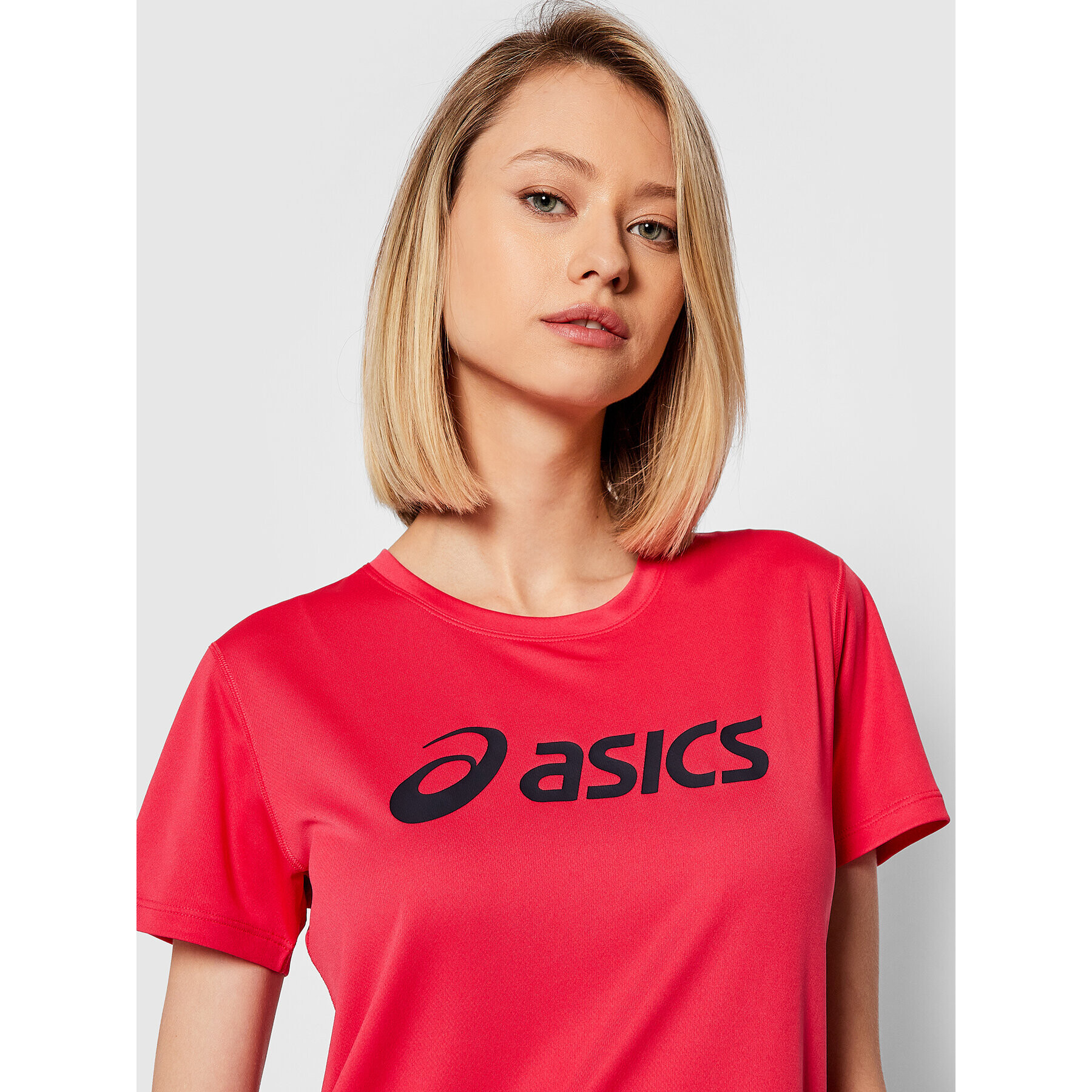 Asics T-Shirt Core 2012C330 Červená Regular Fit - Pepit.cz