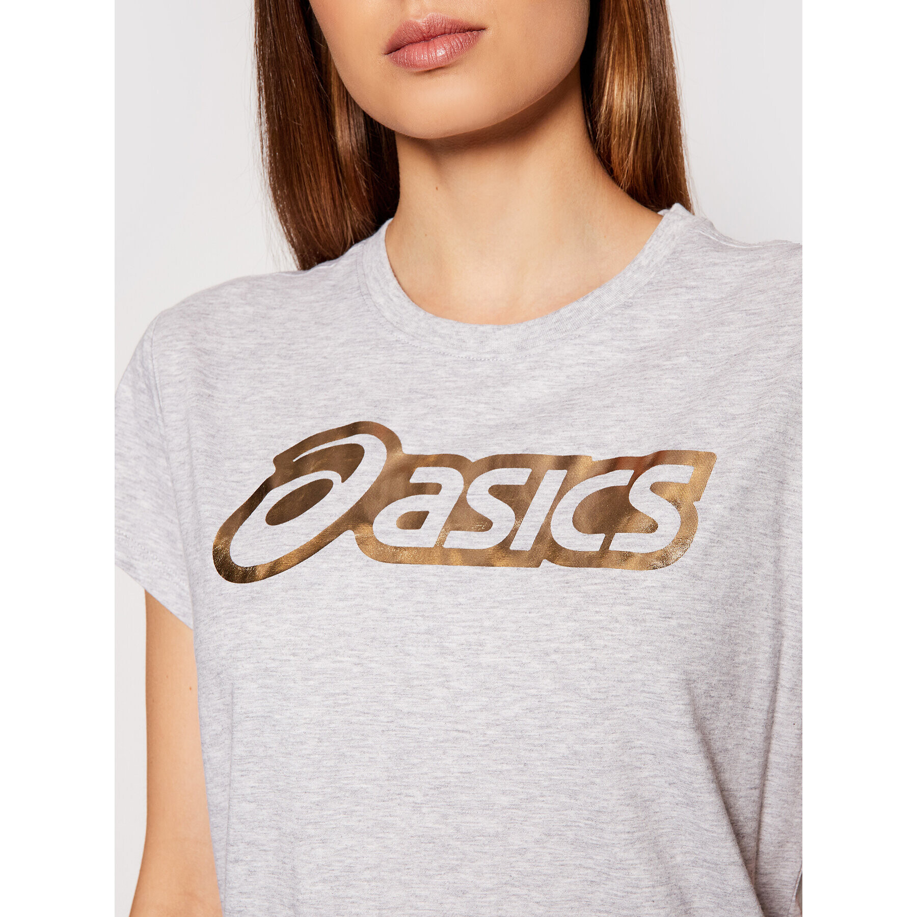 Asics T-Shirt Logo Graphic 2032B406 Šedá Regular Fit - Pepit.cz