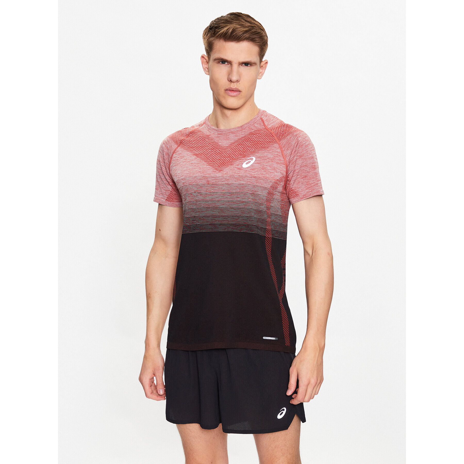 Asics T-Shirt Seamless 2011C398 Bordó Regular Fit - Pepit.cz