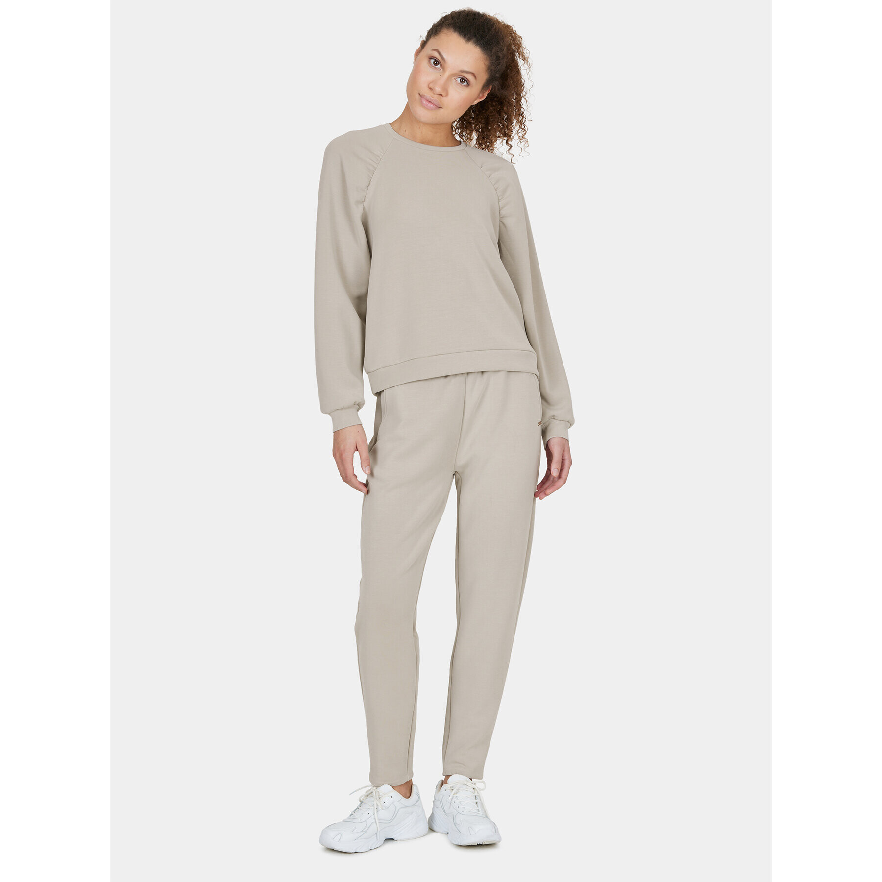 Athlecia Teplákové kalhoty Jillnana W Pants EA223323 Šedá Regular Fit - Pepit.cz