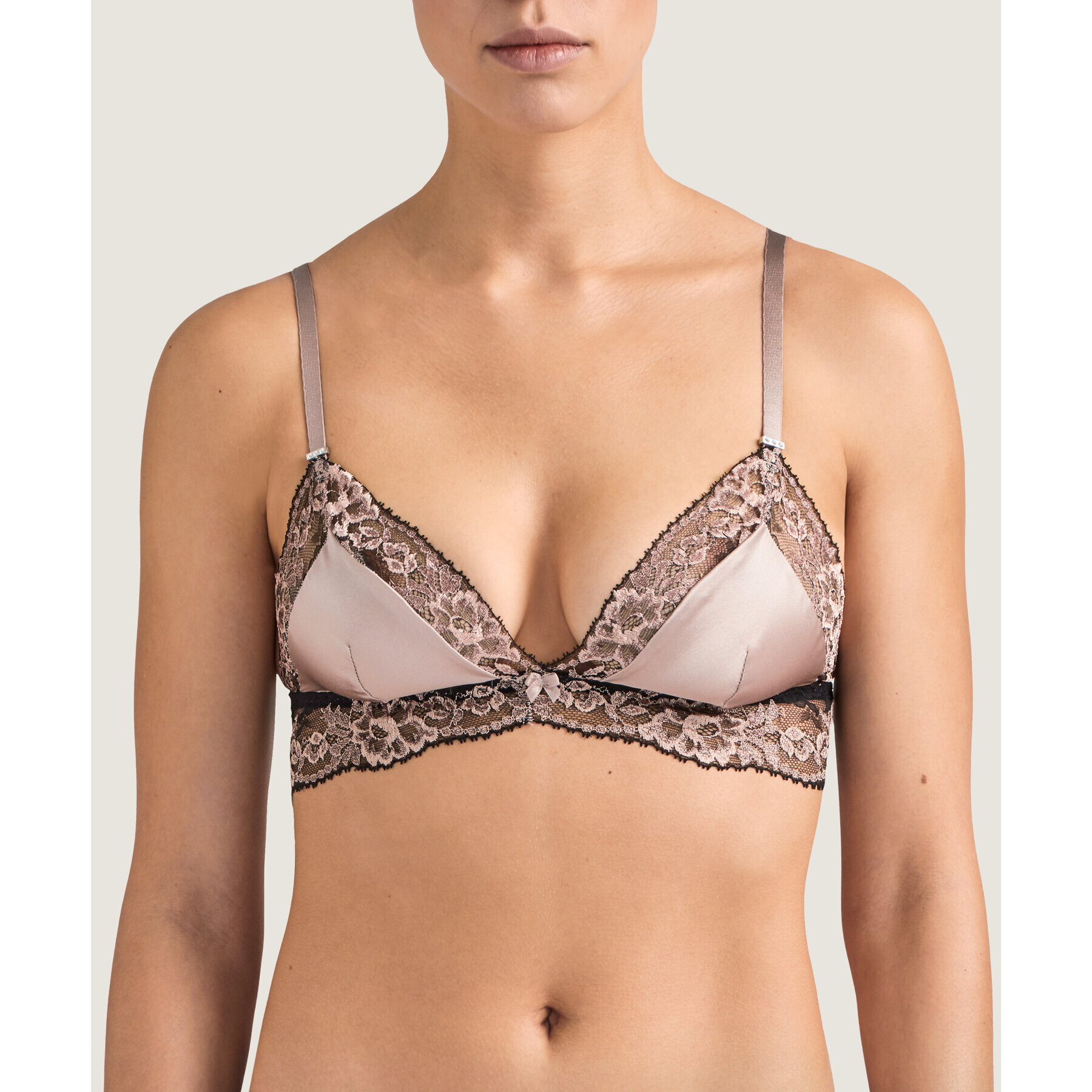 Aubade Podprsenka Bralette Femme Glamour MD10 Fialová - Pepit.cz