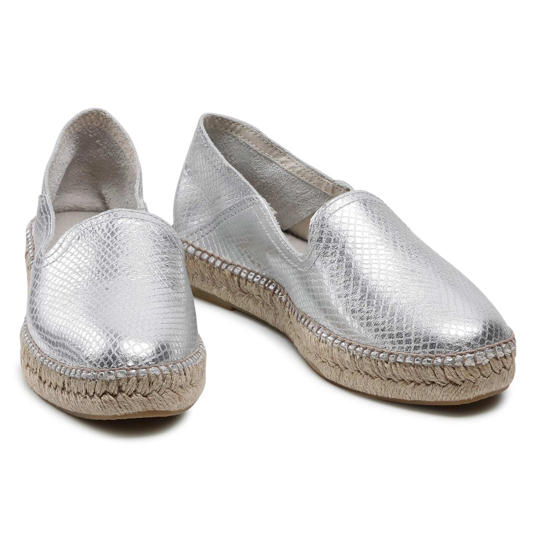 Badura Espadrilky 6401-69-203 Stříbrná - Pepit.cz