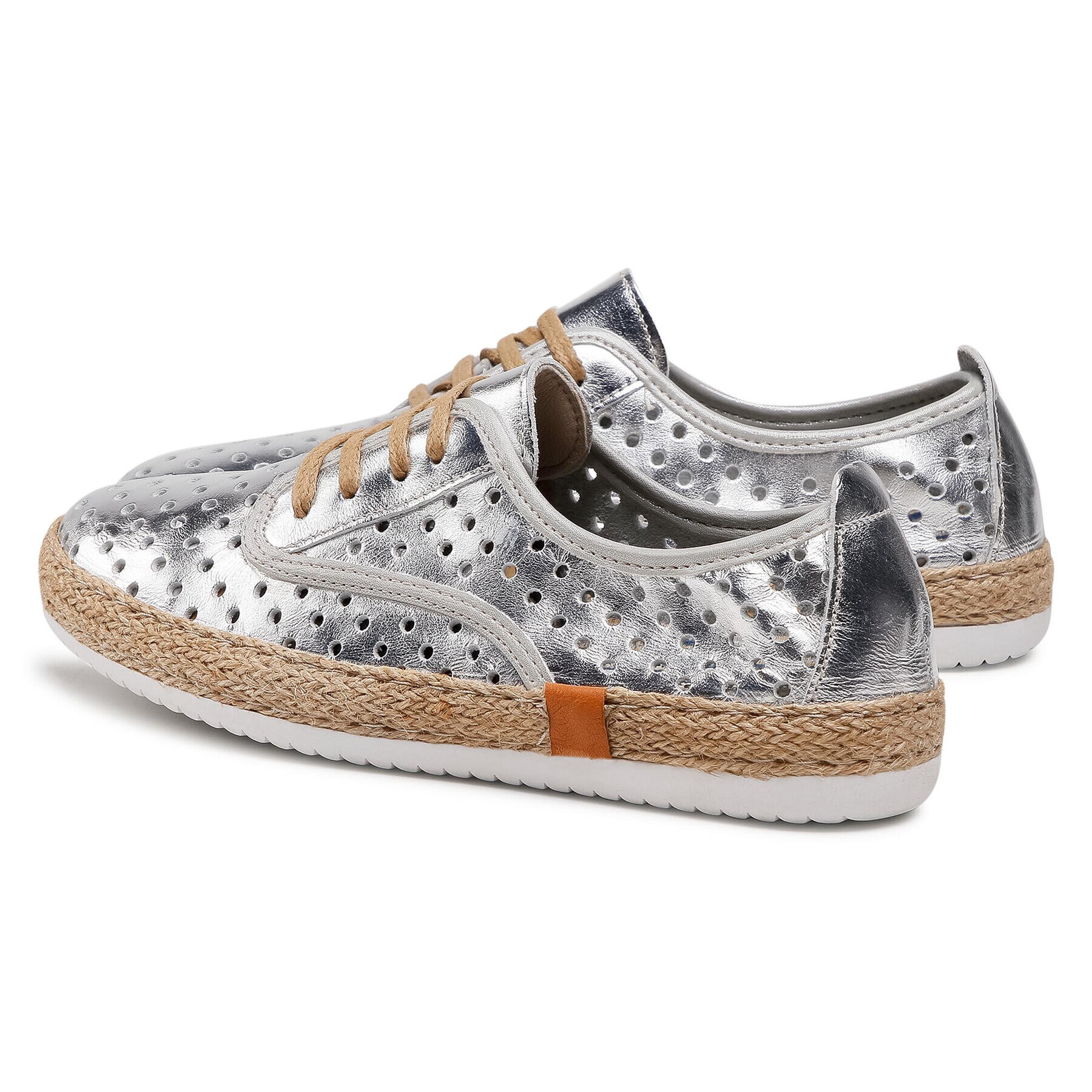 Badura Espadrilky 6563-69 Stříbrná - Pepit.cz