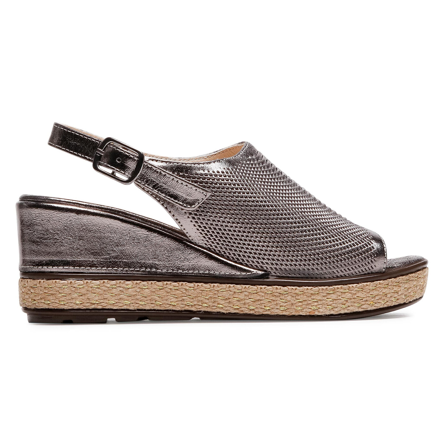 Badura Espadrilky B4072-69-1438 Stříbrná - Pepit.cz