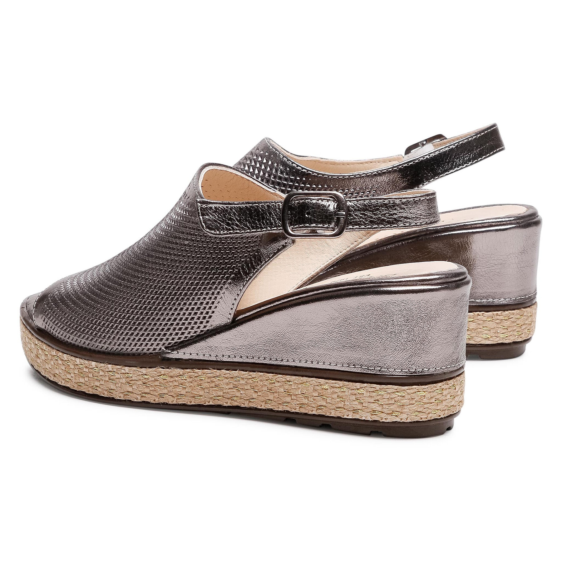 Badura Espadrilky B4072-69-1438 Stříbrná - Pepit.cz