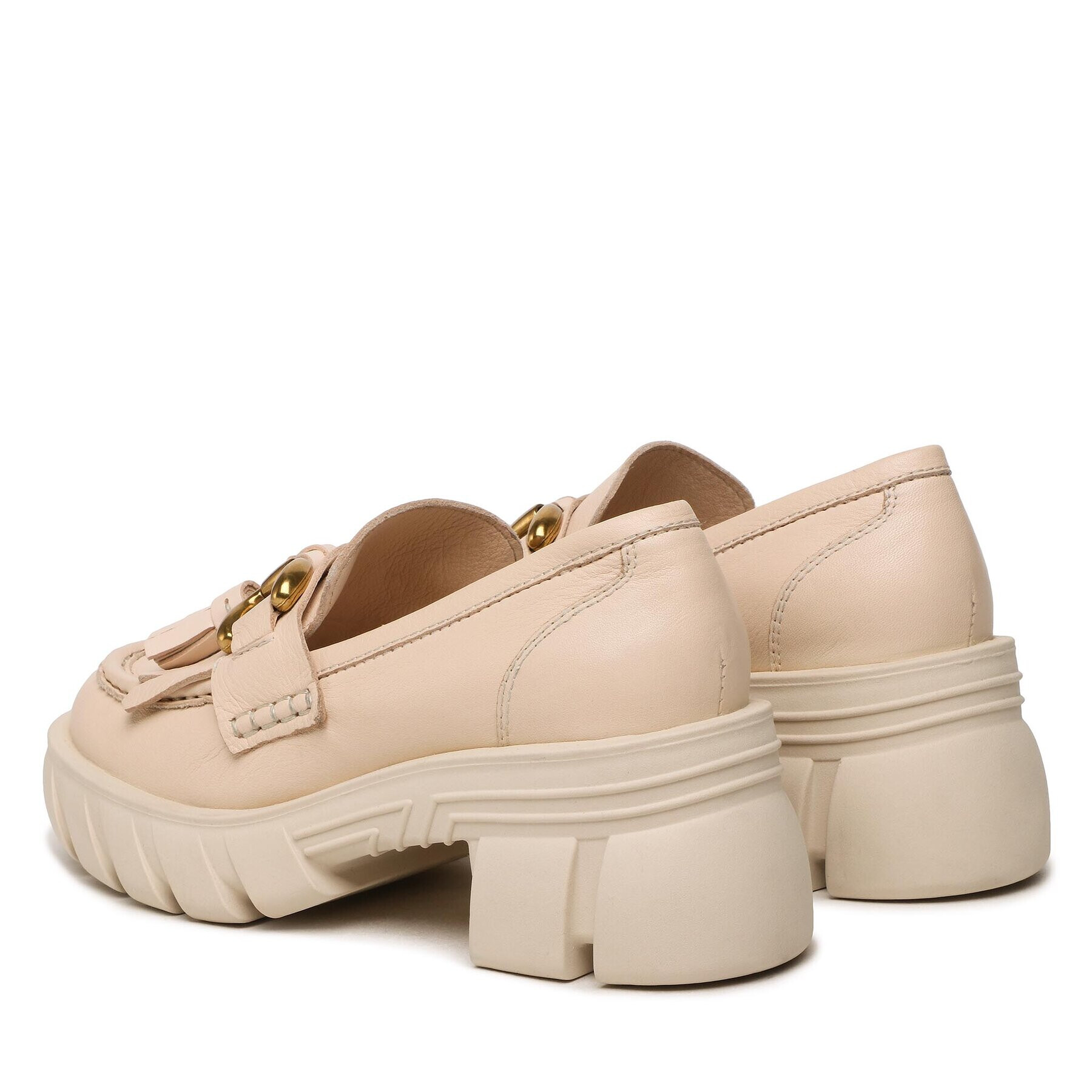 Badura Loafersy PALMI-23SS11171 Béžová - Pepit.cz