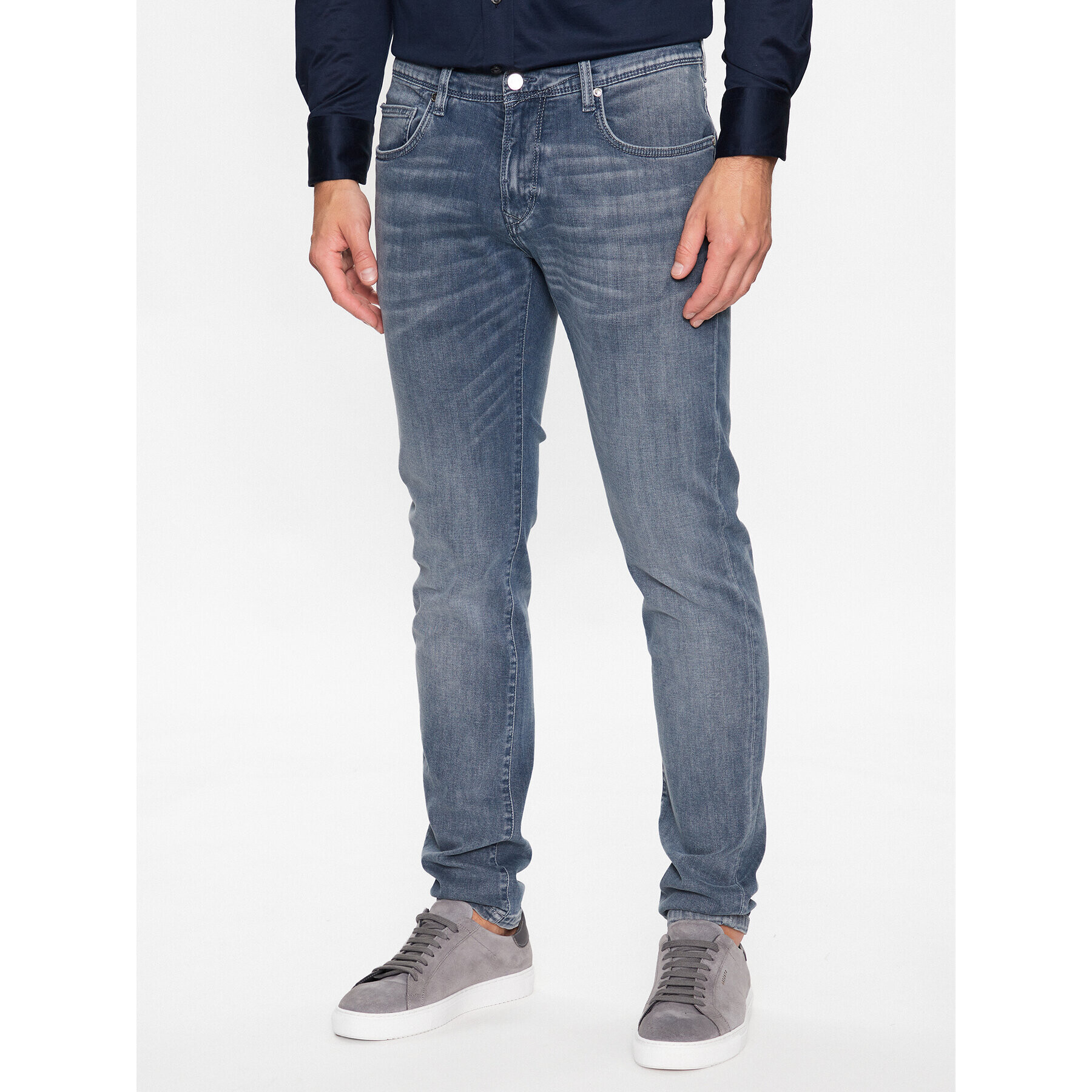 Baldessarini Jeansy B1 16506/000/1635 Modrá Tapered Fit - Pepit.cz