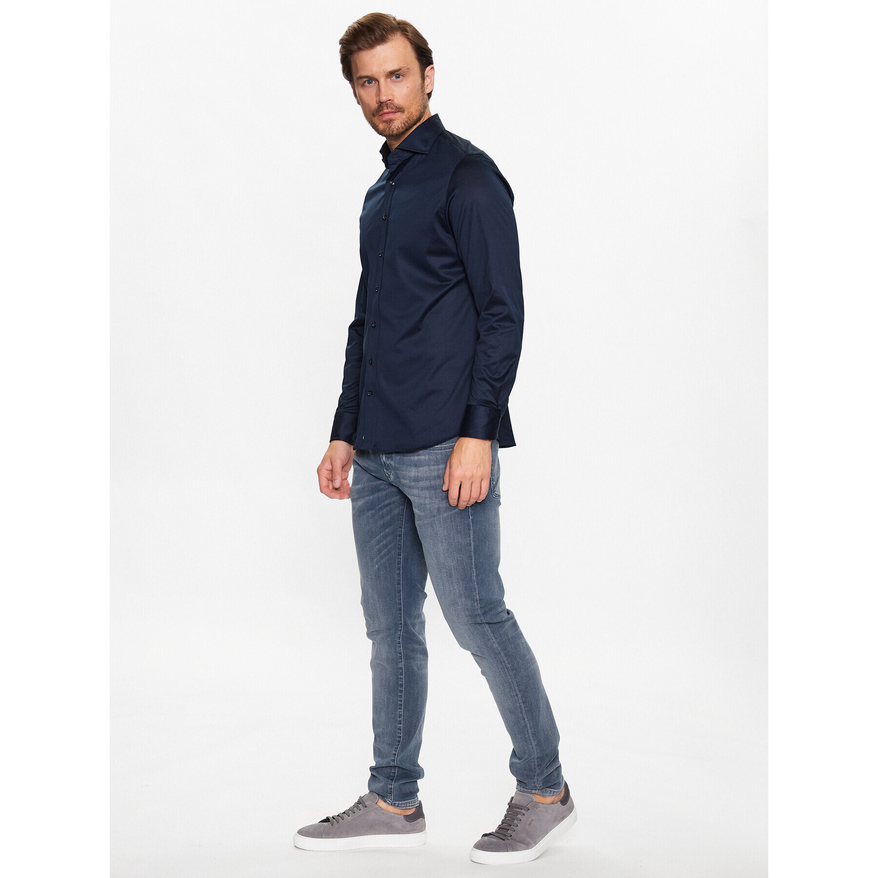 Baldessarini Jeansy B1 16506/000/1635 Modrá Tapered Fit - Pepit.cz