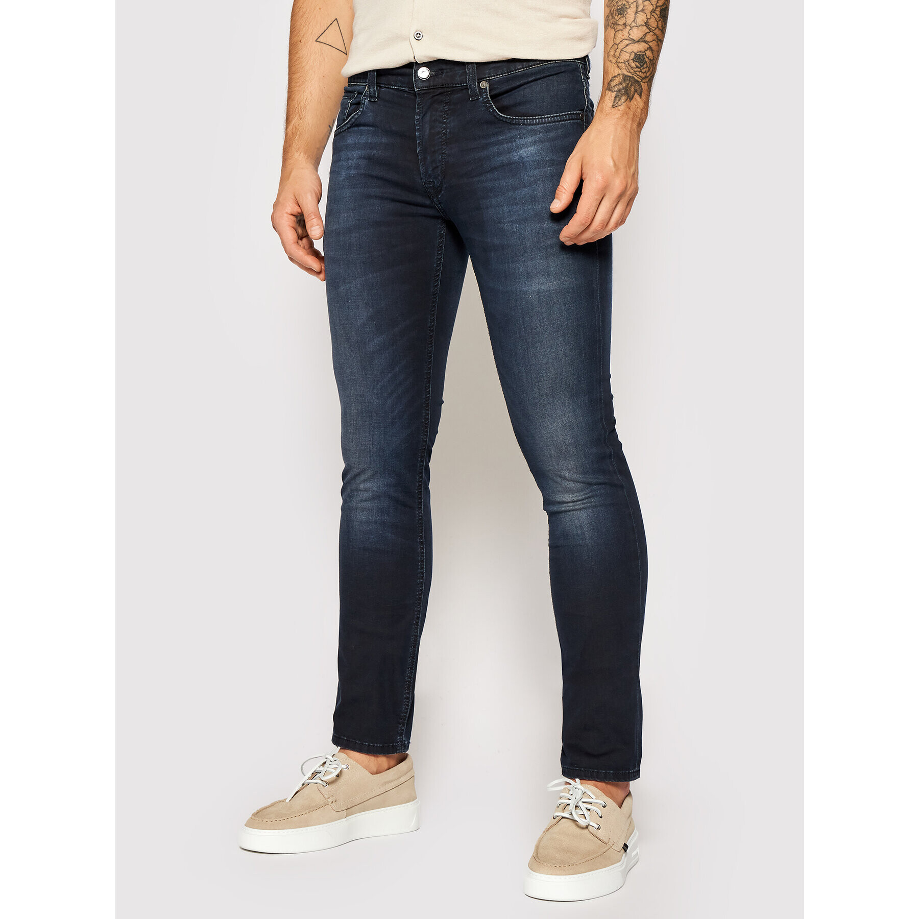 Baldessarini Jeansy John B1 16511/000/1438 Tmavomodrá Slim Fit - Pepit.cz