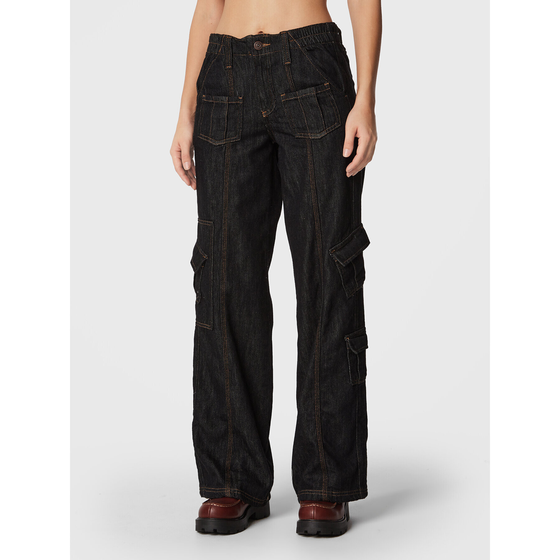 BDG Urban Outfitters Jeansy 75271718 Černá Relaxed Fit - Pepit.cz