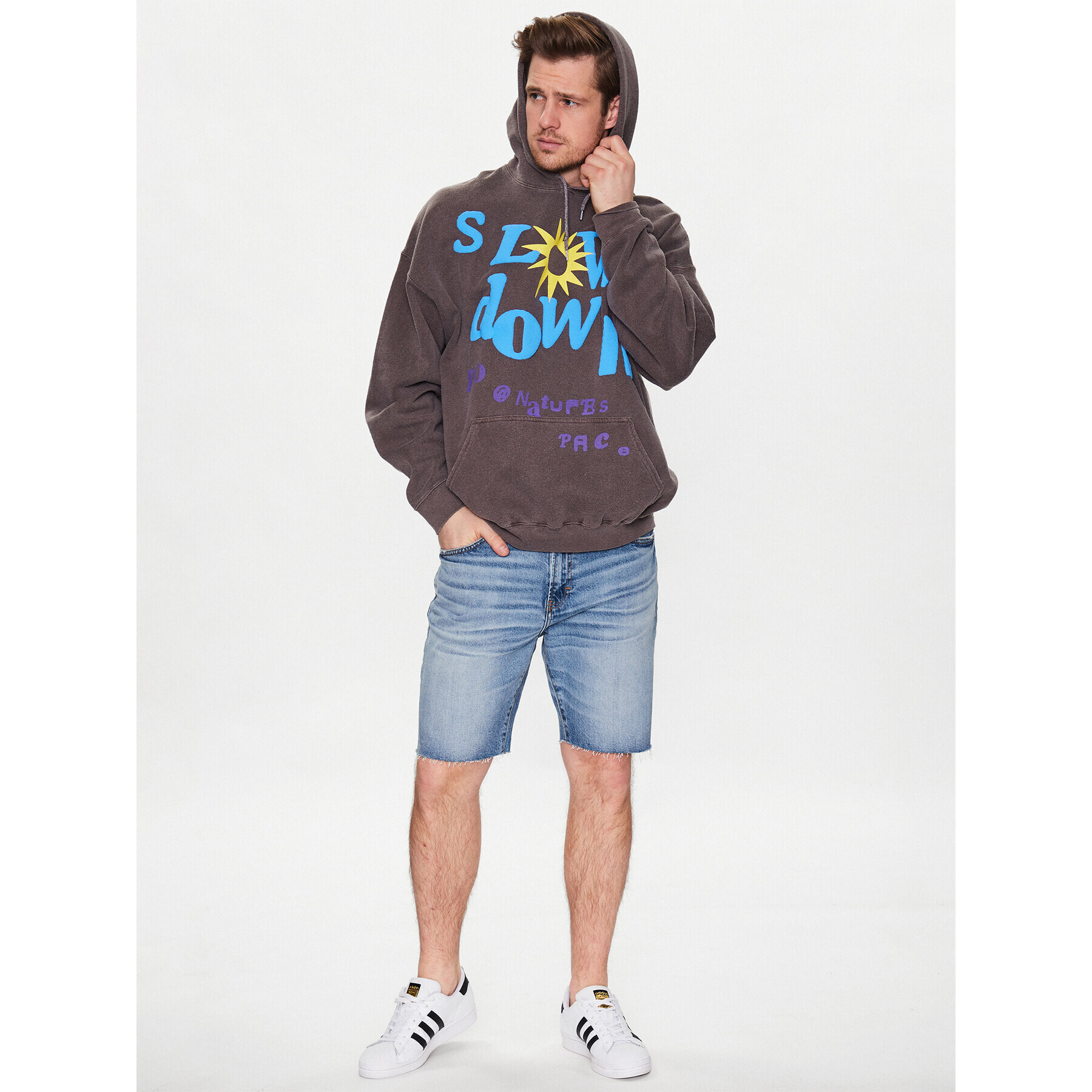 BDG Urban Outfitters Mikina 76390715 Hnědá Regular Fit - Pepit.cz