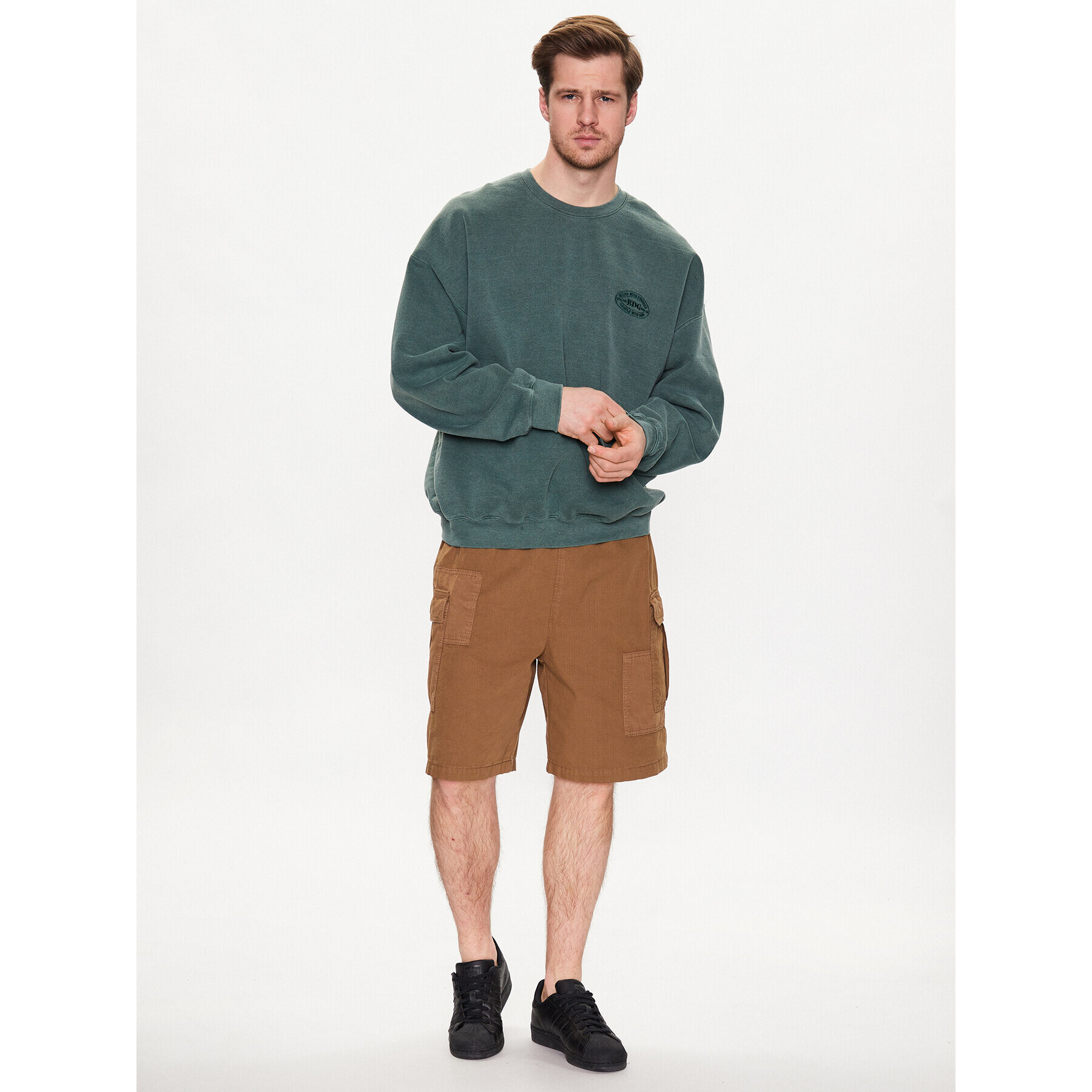 BDG Urban Outfitters Šortky z materiálu BDG RIPSTOP CARGO SHORT 76548387 Béžová Classic Fit - Pepit.cz