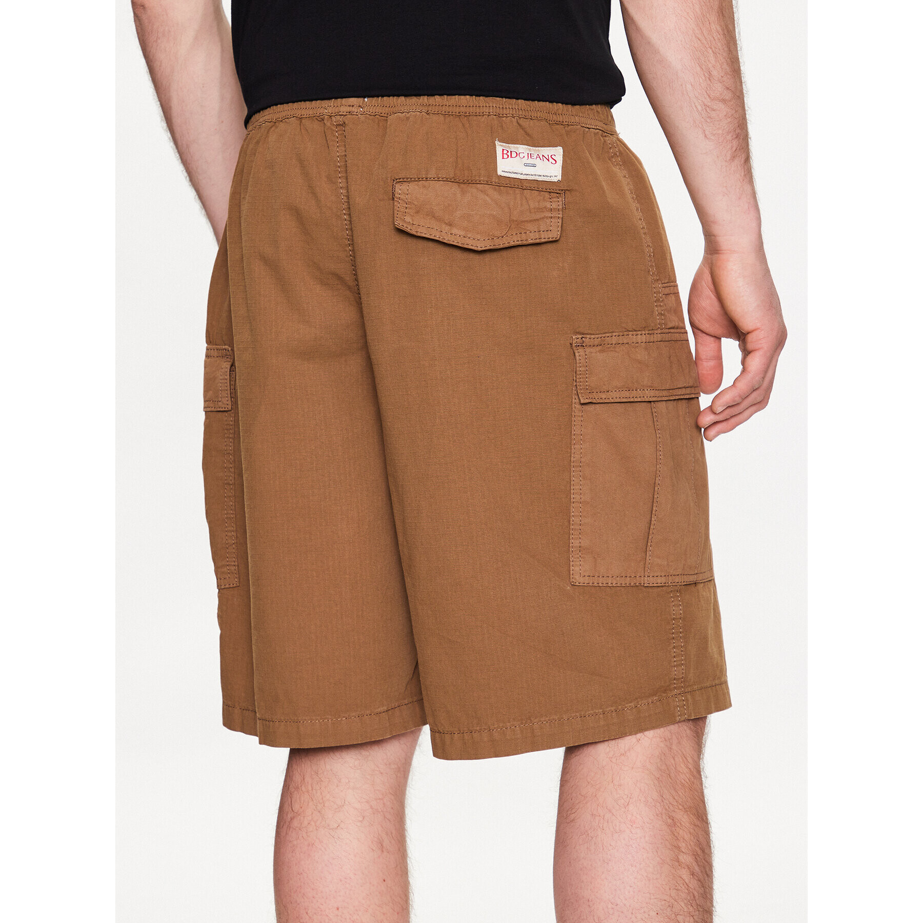 BDG Urban Outfitters Šortky z materiálu BDG RIPSTOP CARGO SHORT 76548387 Béžová Classic Fit - Pepit.cz