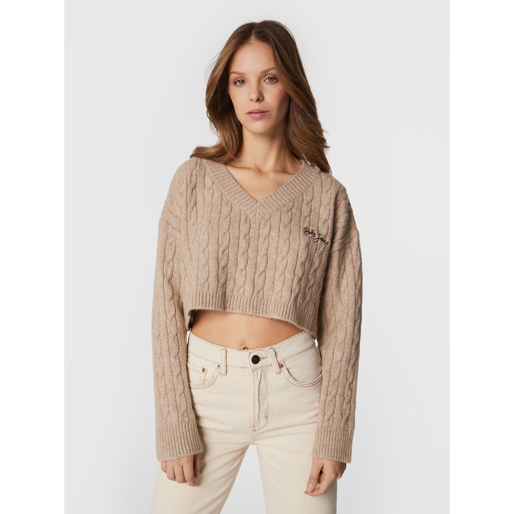 BDG Urban Outfitters Svetr 75438085 Béžová Regular Fit - Pepit.cz