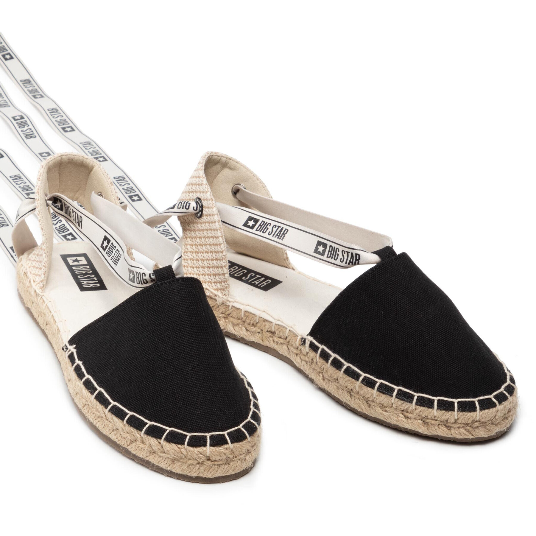 Big Star Shoes Espadrilky JJ274861 Černá - Pepit.cz